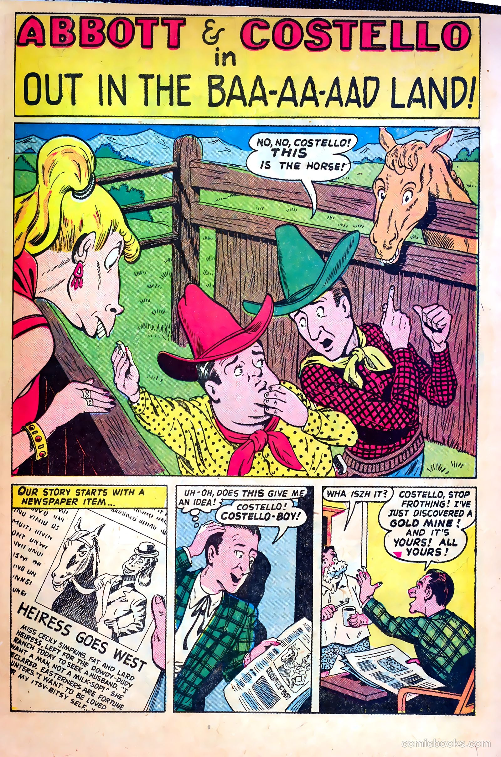 Abbott and Costello Comics #29 (1955) — page 15 of 36