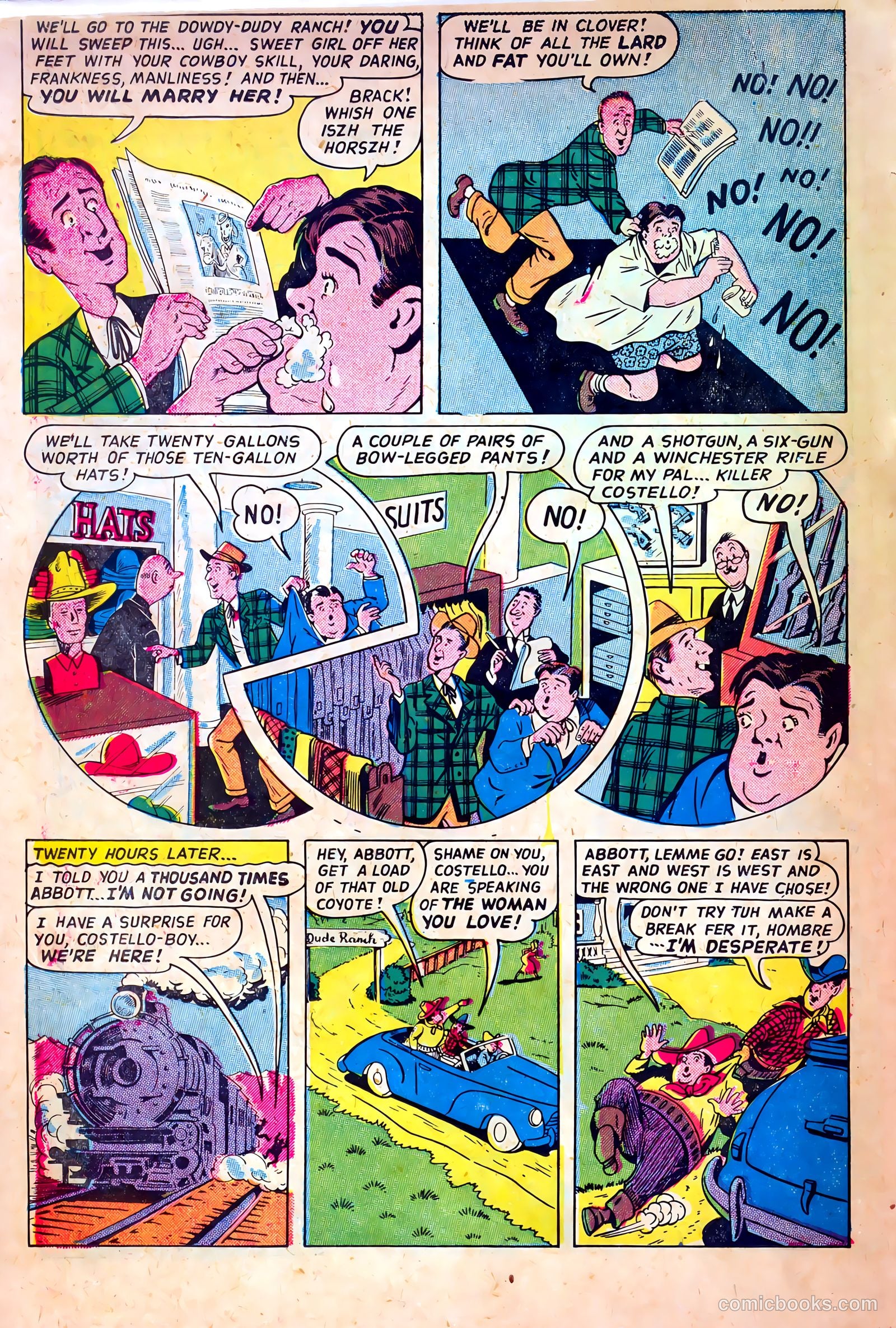 Abbott and Costello Comics #29 (1955) — page 16 of 36