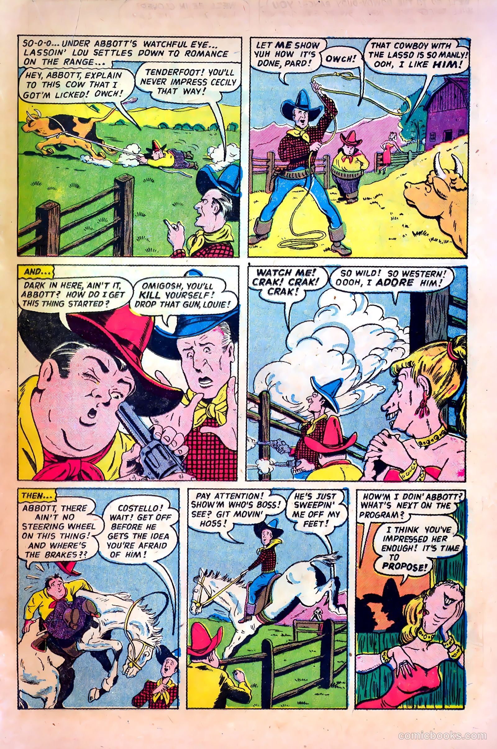 Abbott and Costello Comics #29 (1955) — page 17 of 36