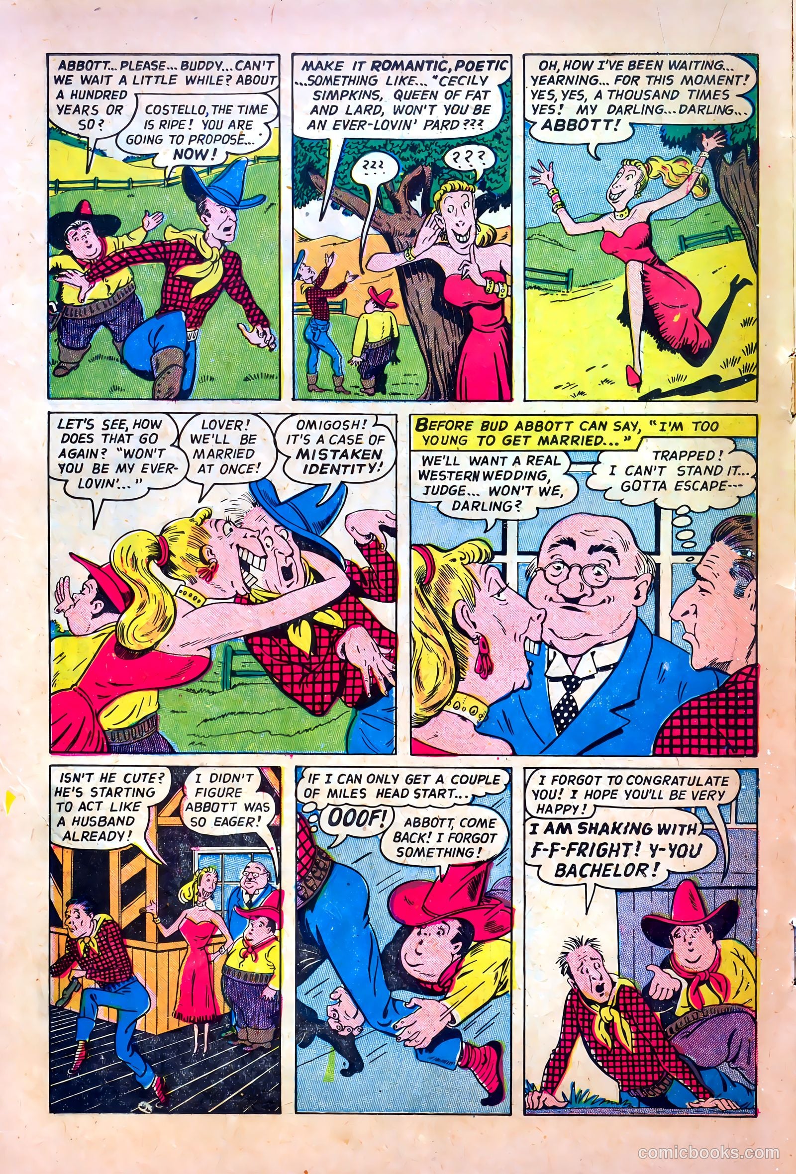 Abbott and Costello Comics #29 (1955) — page 18 of 36