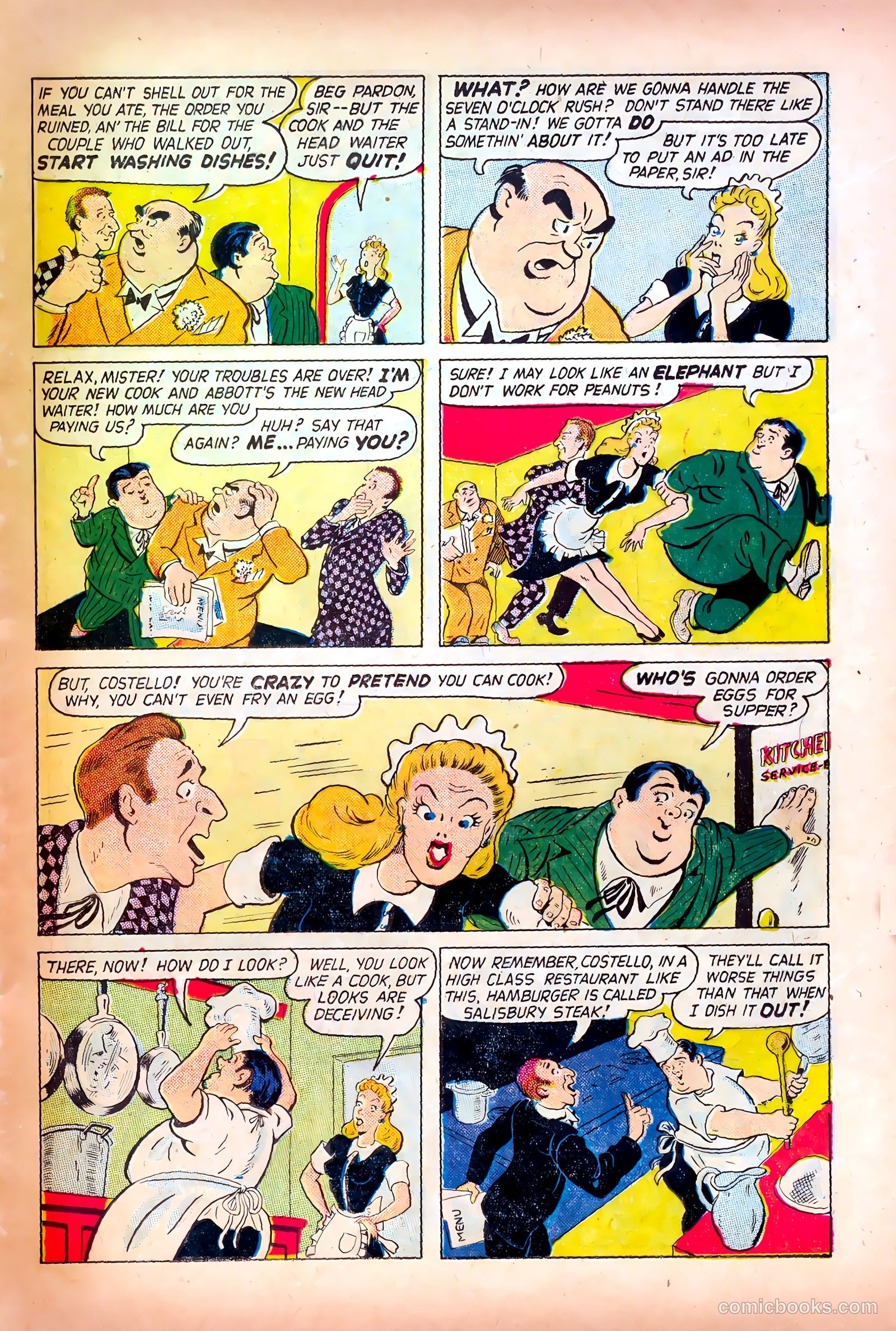 Abbott and Costello Comics #31 (1955) — page 13 of 36
