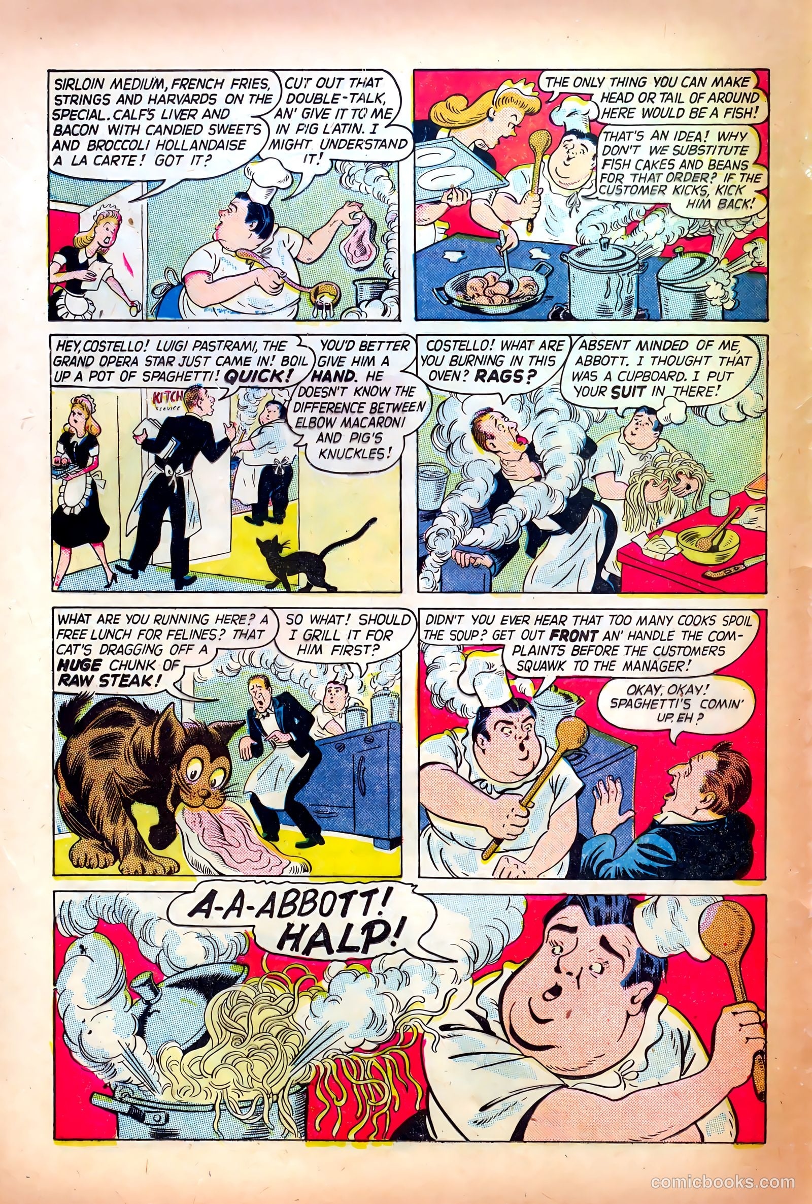 Abbott and Costello Comics #31 (1955) — page 14 of 36