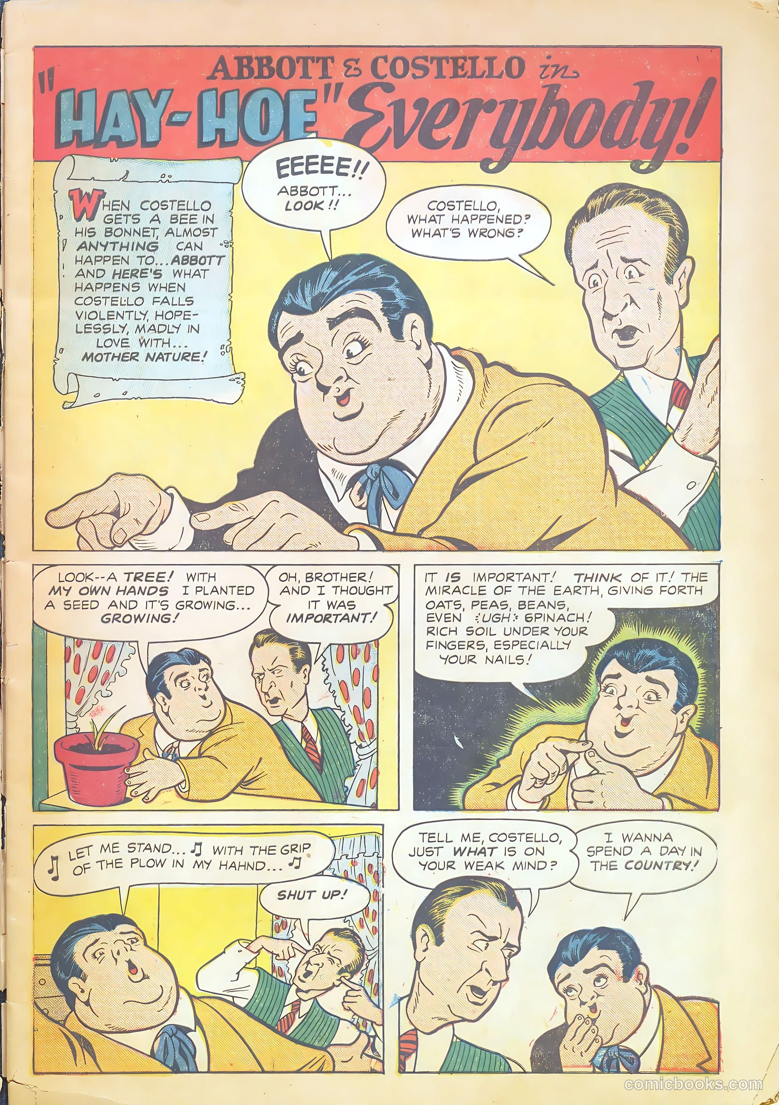 Abbott and Costello Comics #33 (1955) — page 3 of 36