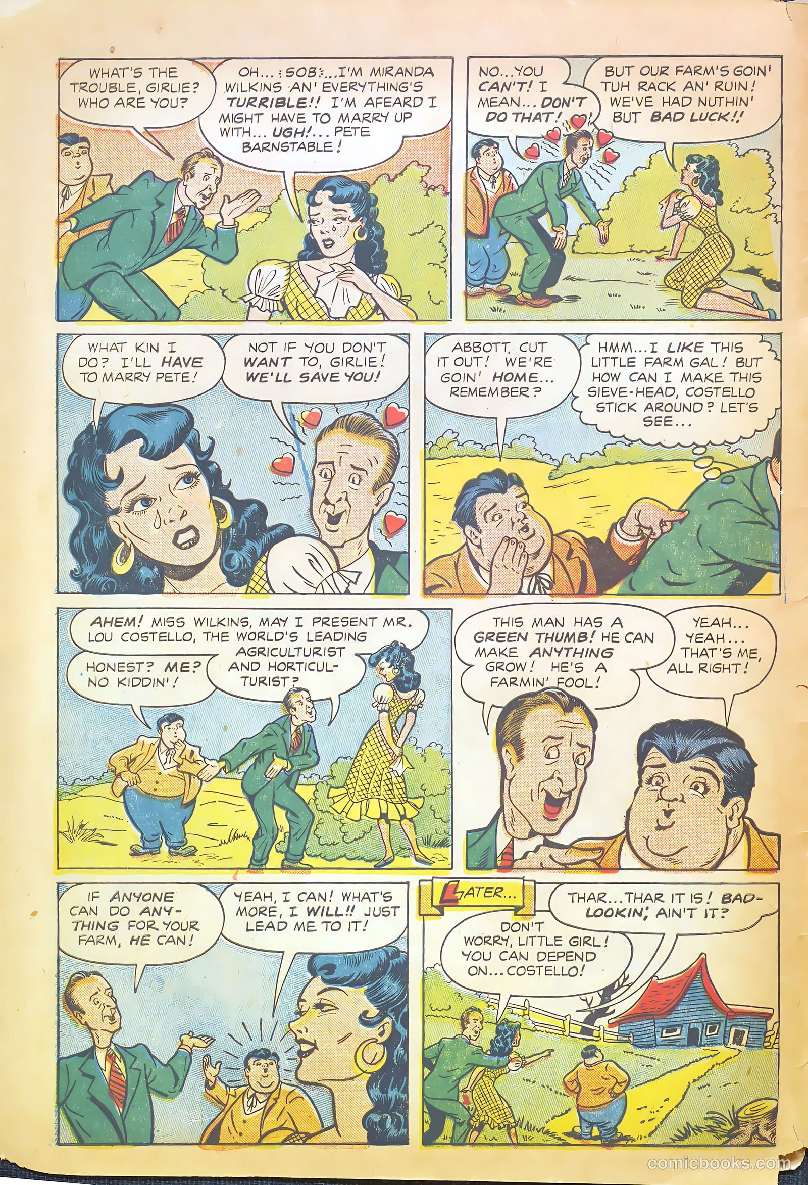 Abbott and Costello Comics #33 (1955) — page 6 of 36