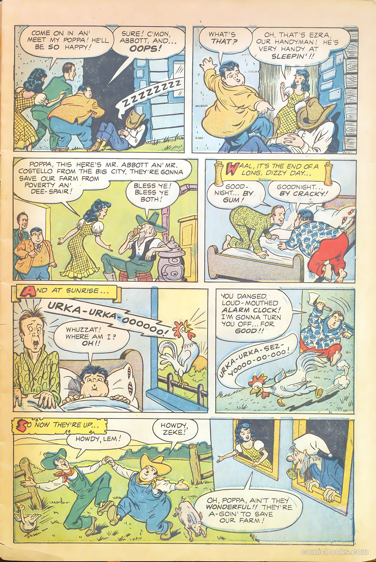 Abbott and Costello Comics #33 (1955) — page 7 of 36