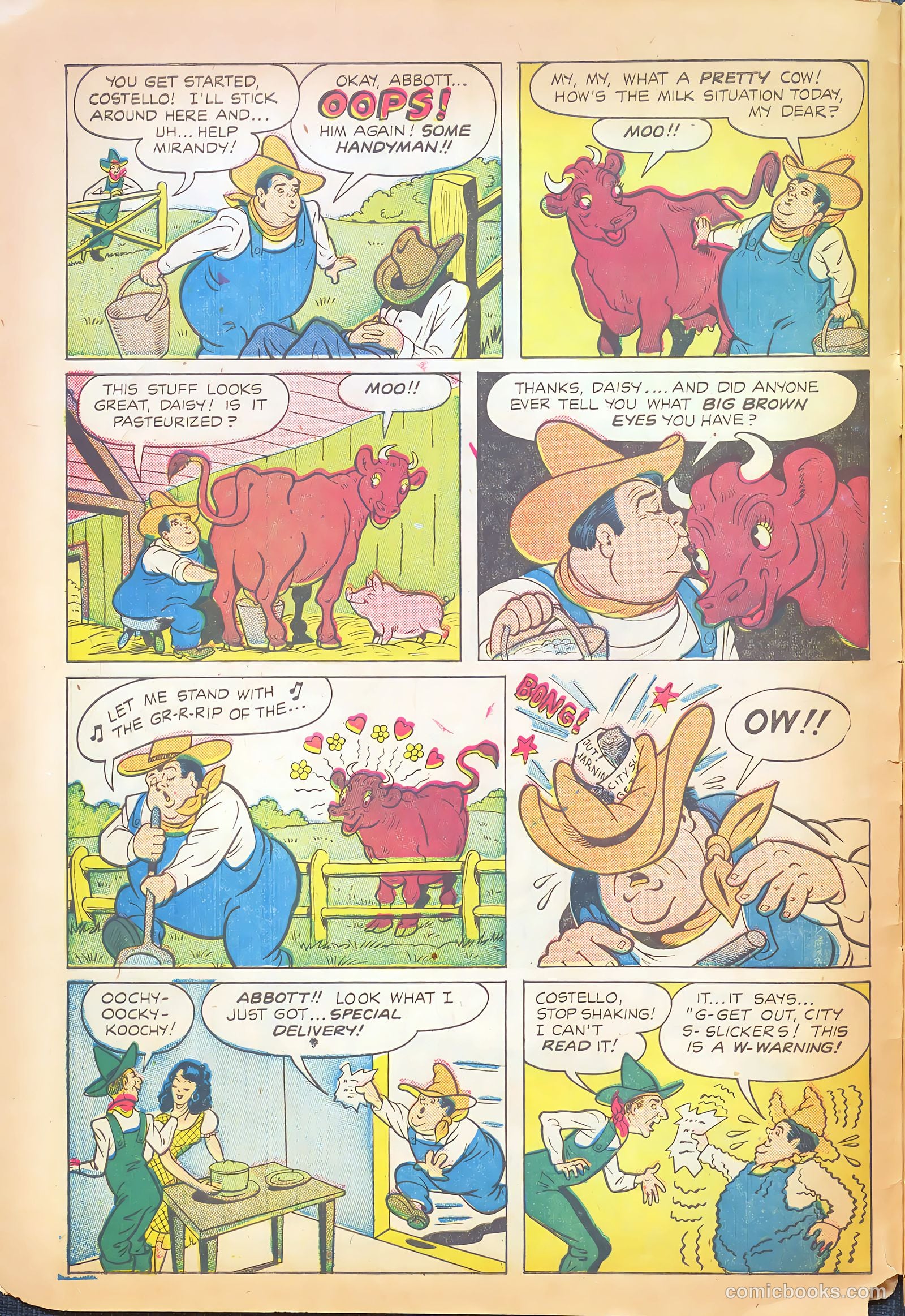 Abbott and Costello Comics #33 (1955) — page 8 of 36