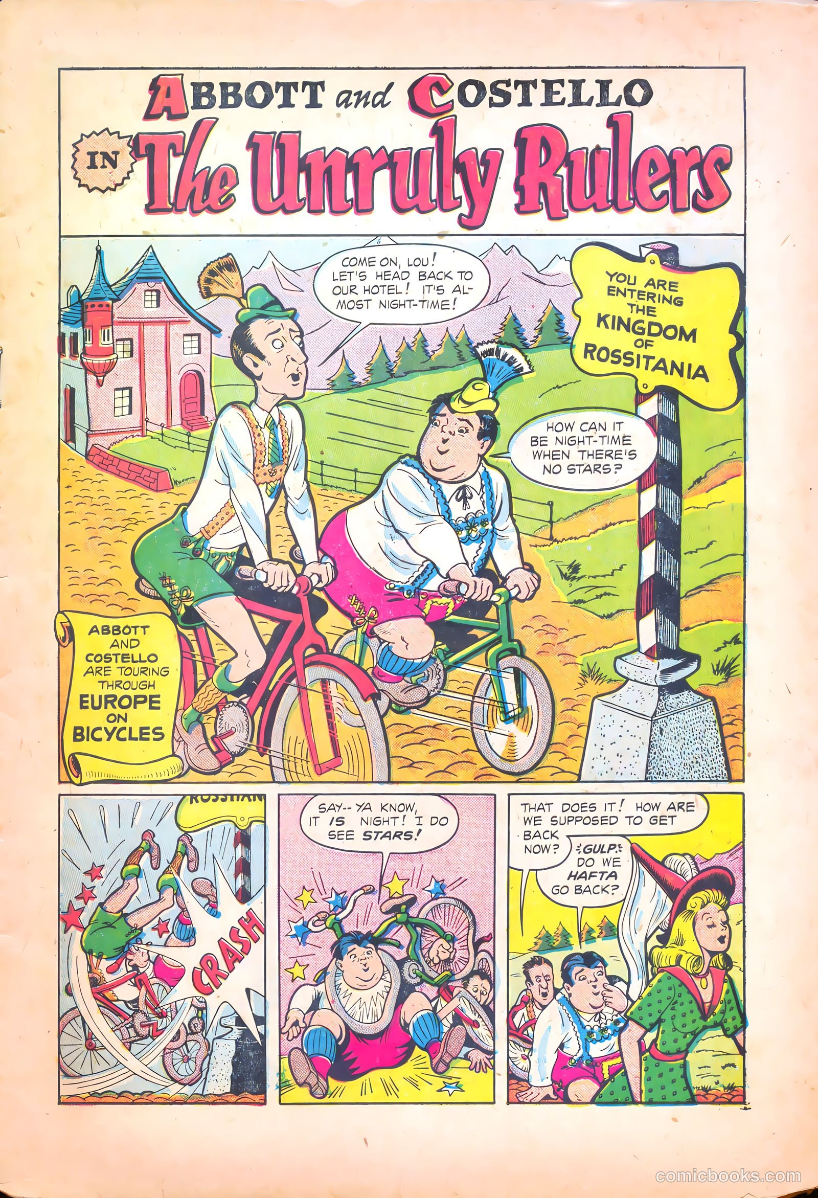 Abbott and Costello Comics #34 (1955) — page 3 of 37