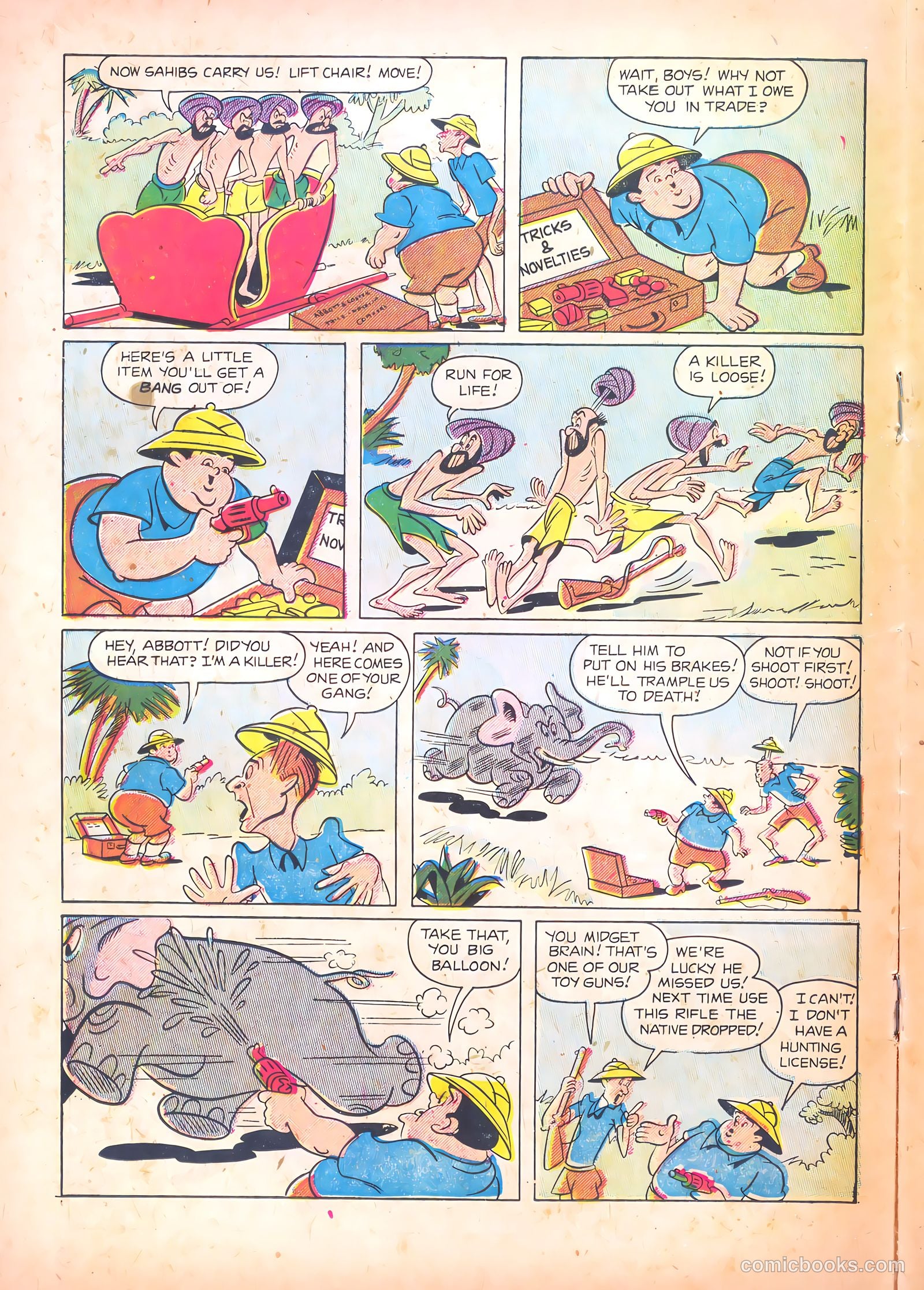 Abbott and Costello Comics #34 (1955) — page 18 of 37