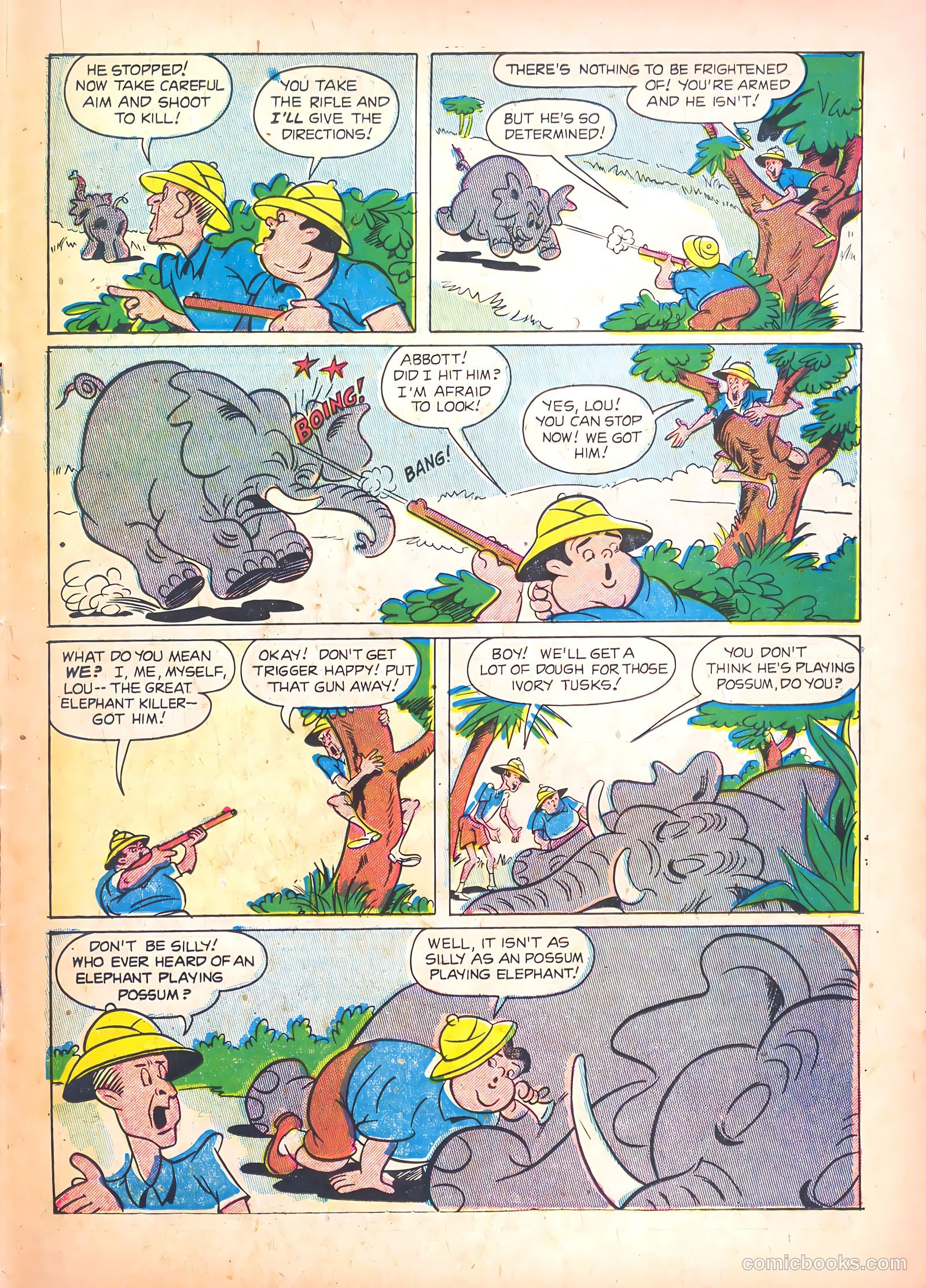 Abbott and Costello Comics #34 (1955) — page 19 of 37