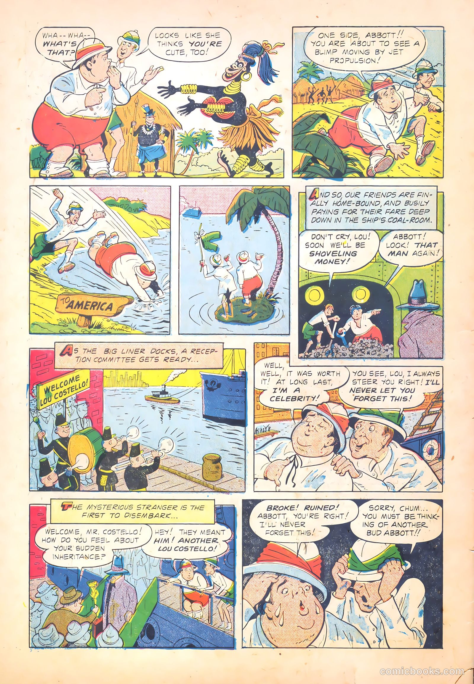 Abbott and Costello Comics #34 (1955) — page 34 of 37