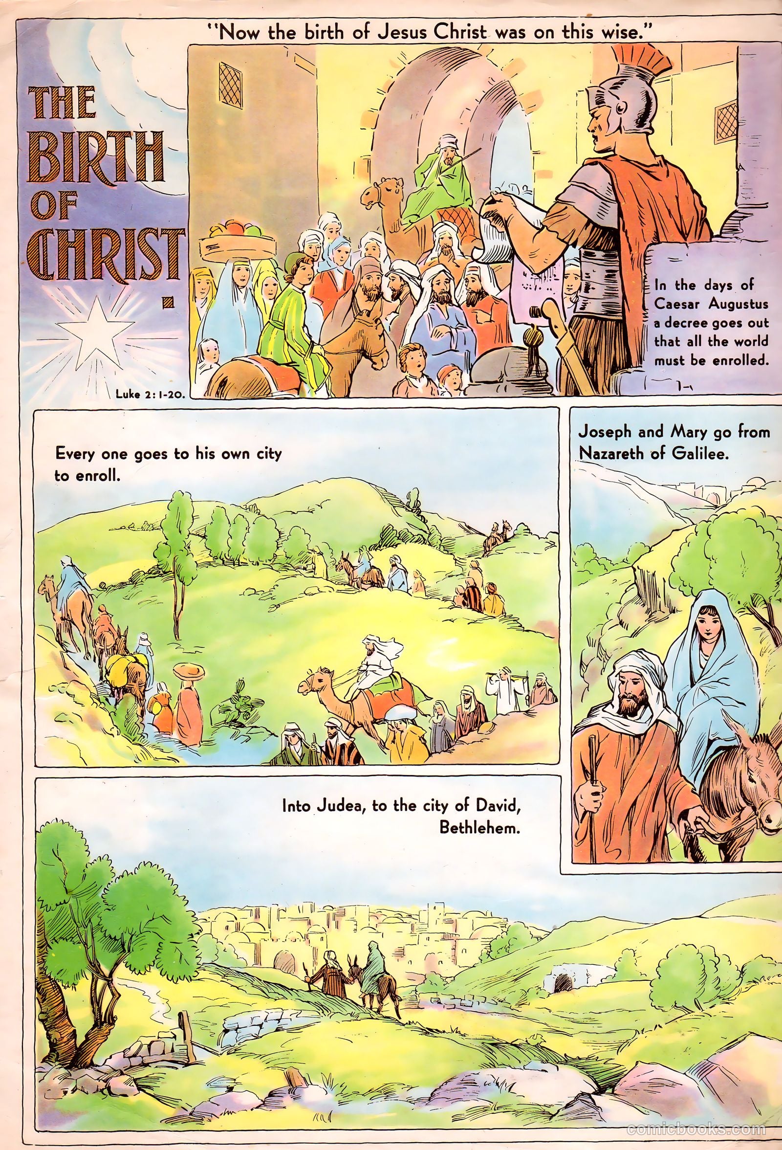 The Life of Christ Visualized #1 (1942) — page 2 of 48