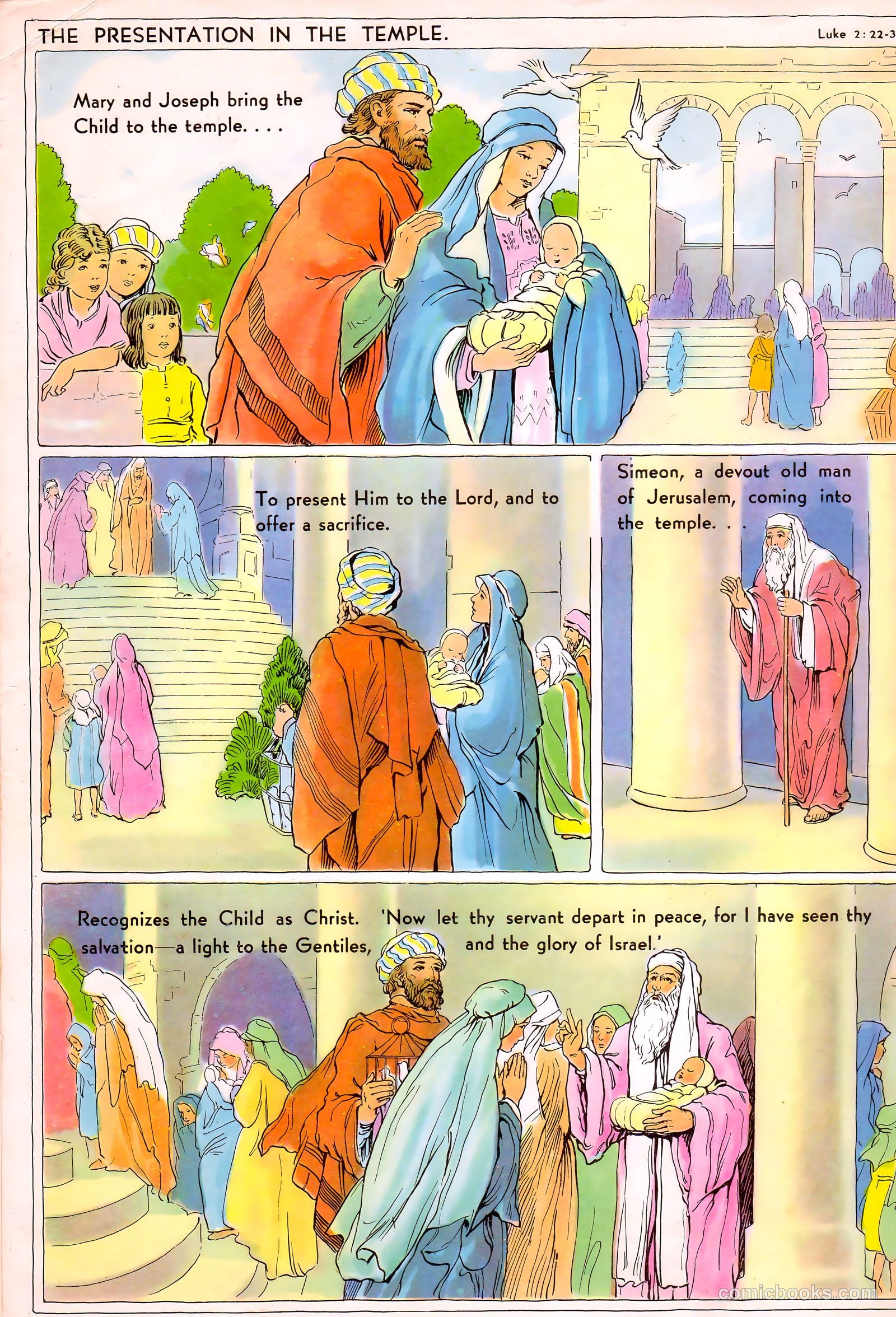 The Life of Christ Visualized #1 (1942) — page 6 of 48