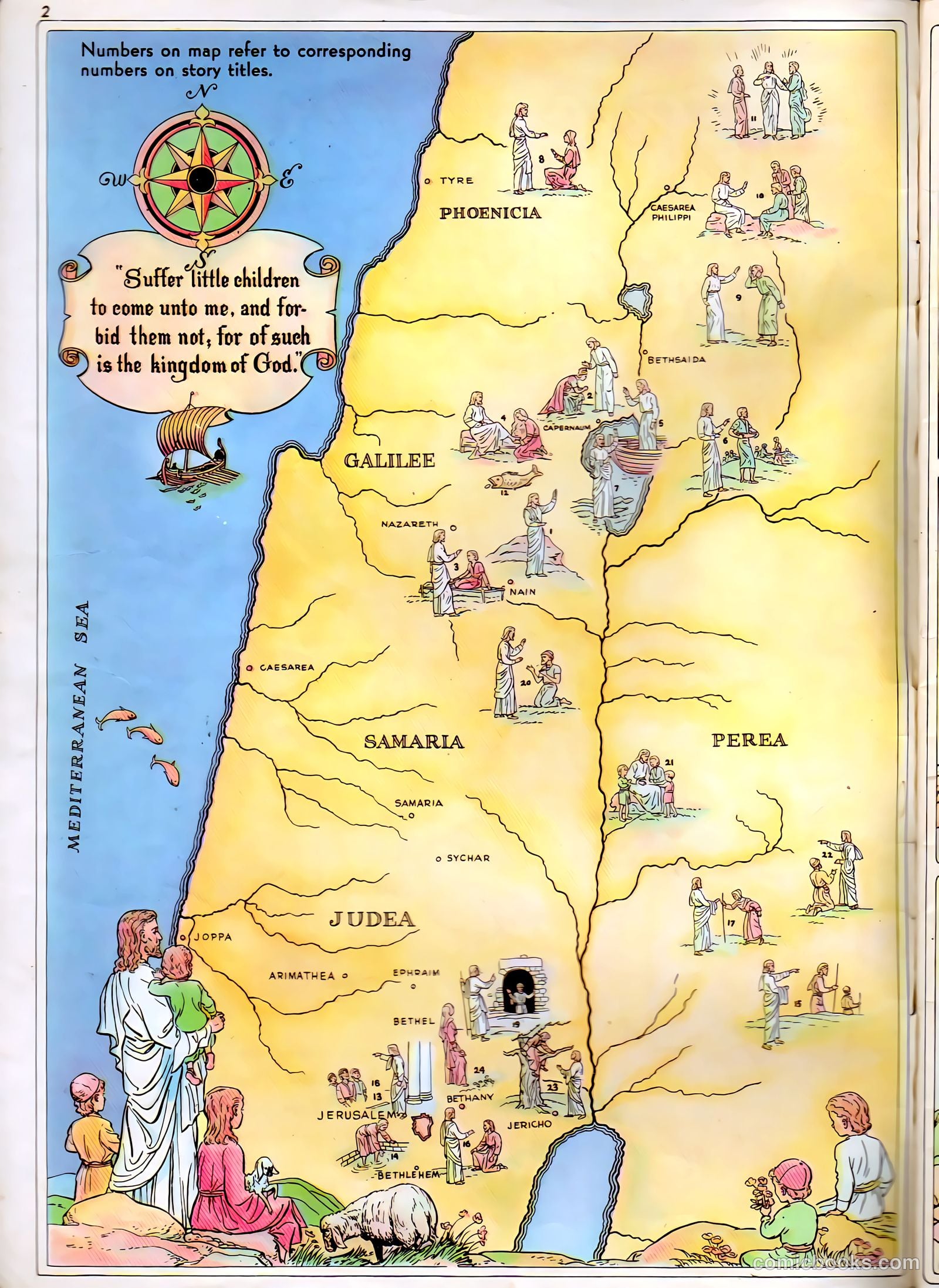 The Life of Christ Visualized #2 (1943) — page 2 of 48