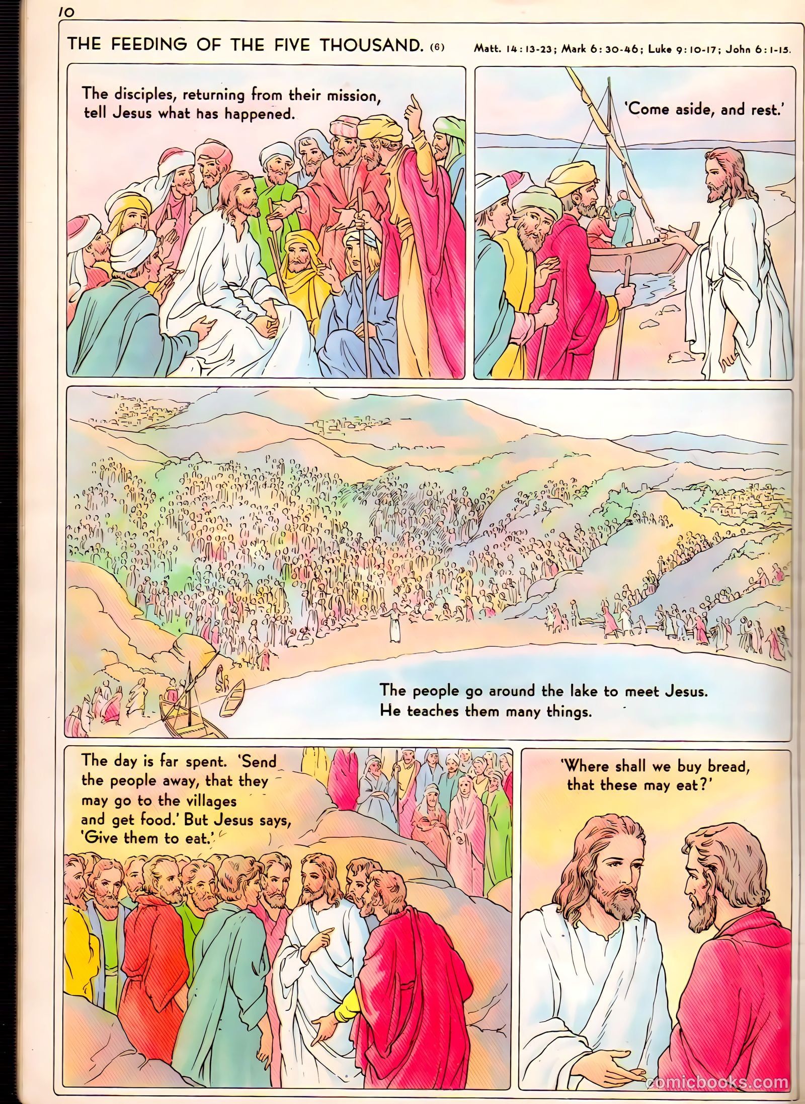 The Life of Christ Visualized #2 (1943) — page 10 of 48