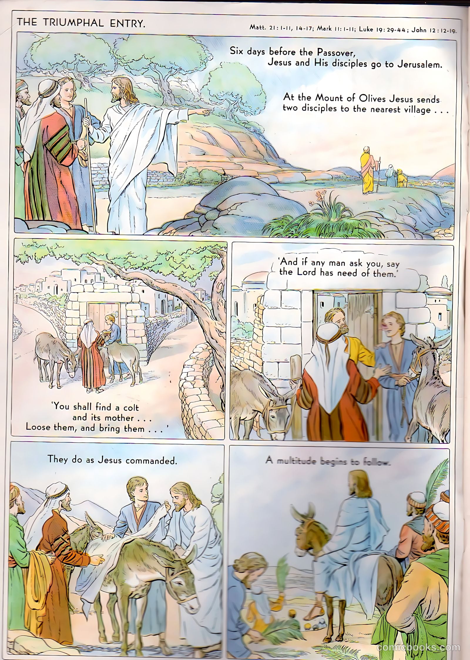 The Life of Christ Visualized #3 (1943) — page 2 of 49