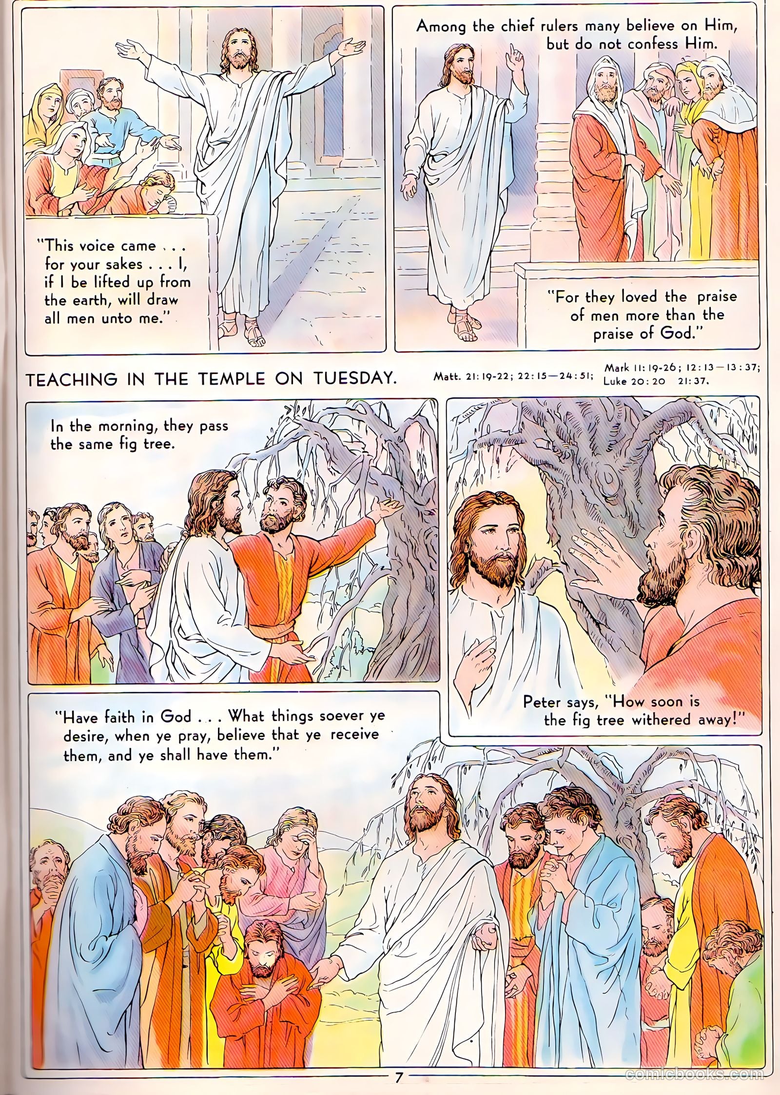 The Life of Christ Visualized #3 (1943) — page 7 of 49