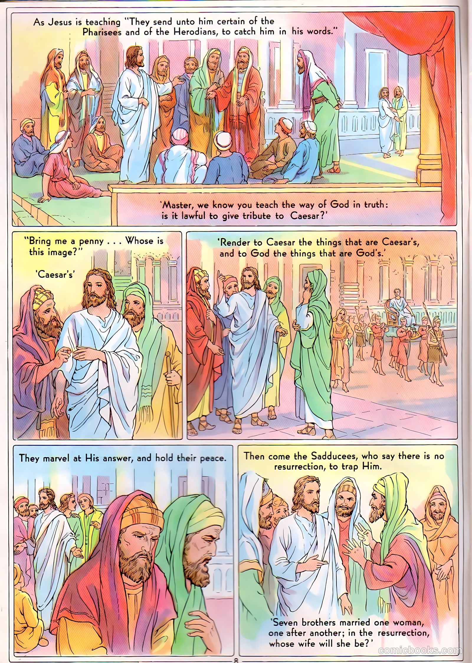 The Life of Christ Visualized #3 (1943) — page 8 of 49