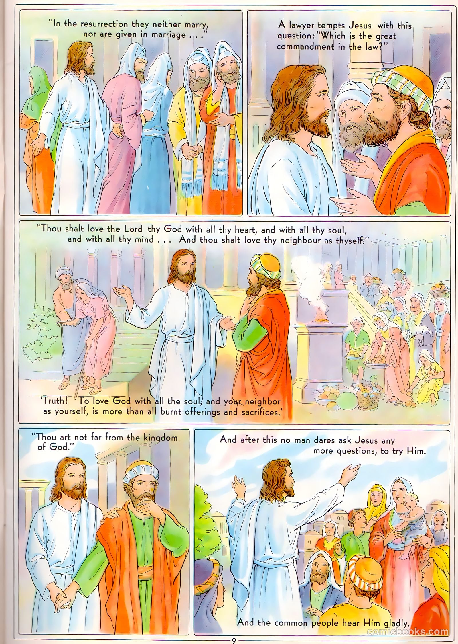 The Life of Christ Visualized #3 (1943) — page 9 of 49