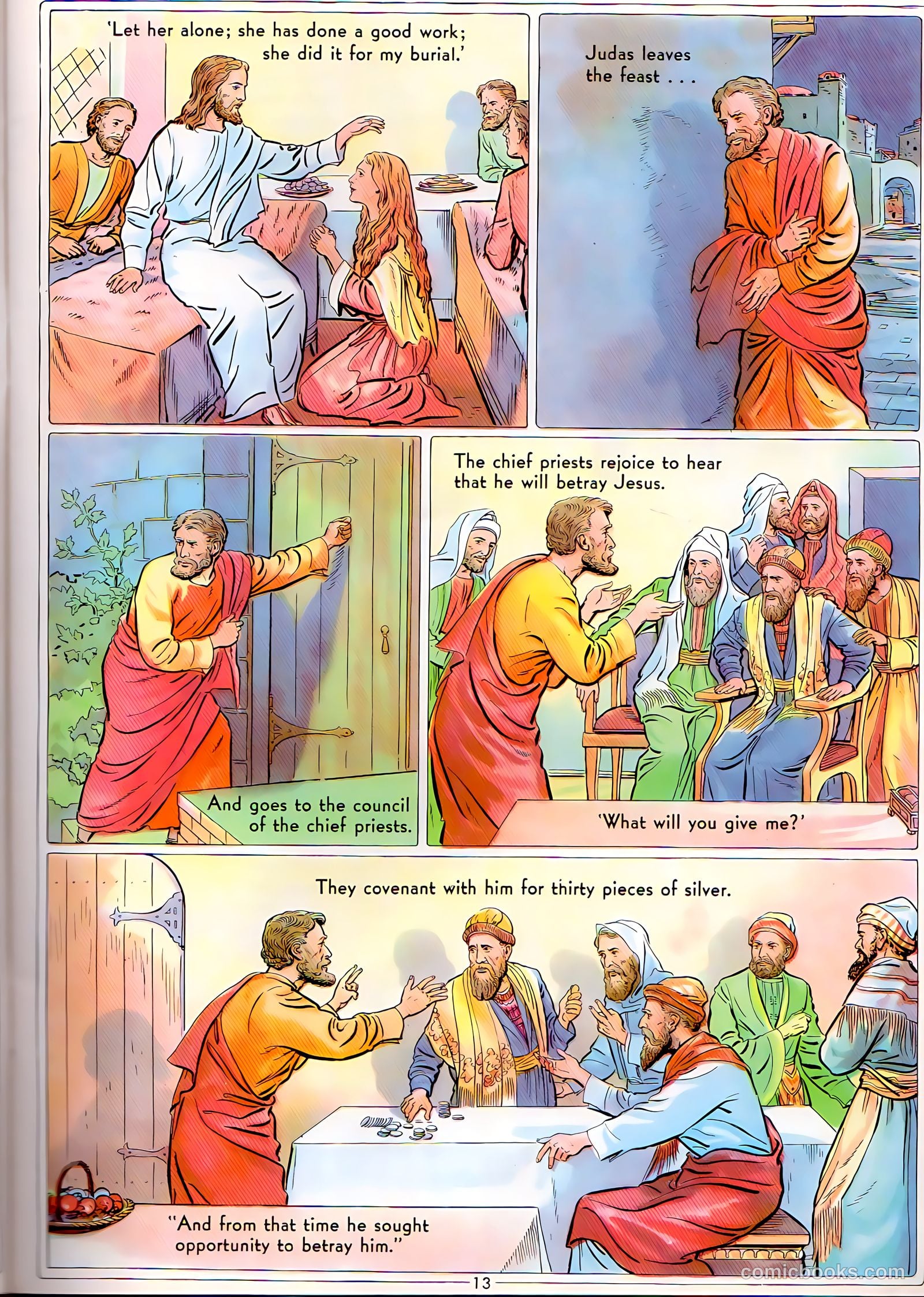 The Life of Christ Visualized #3 (1943) — page 13 of 49