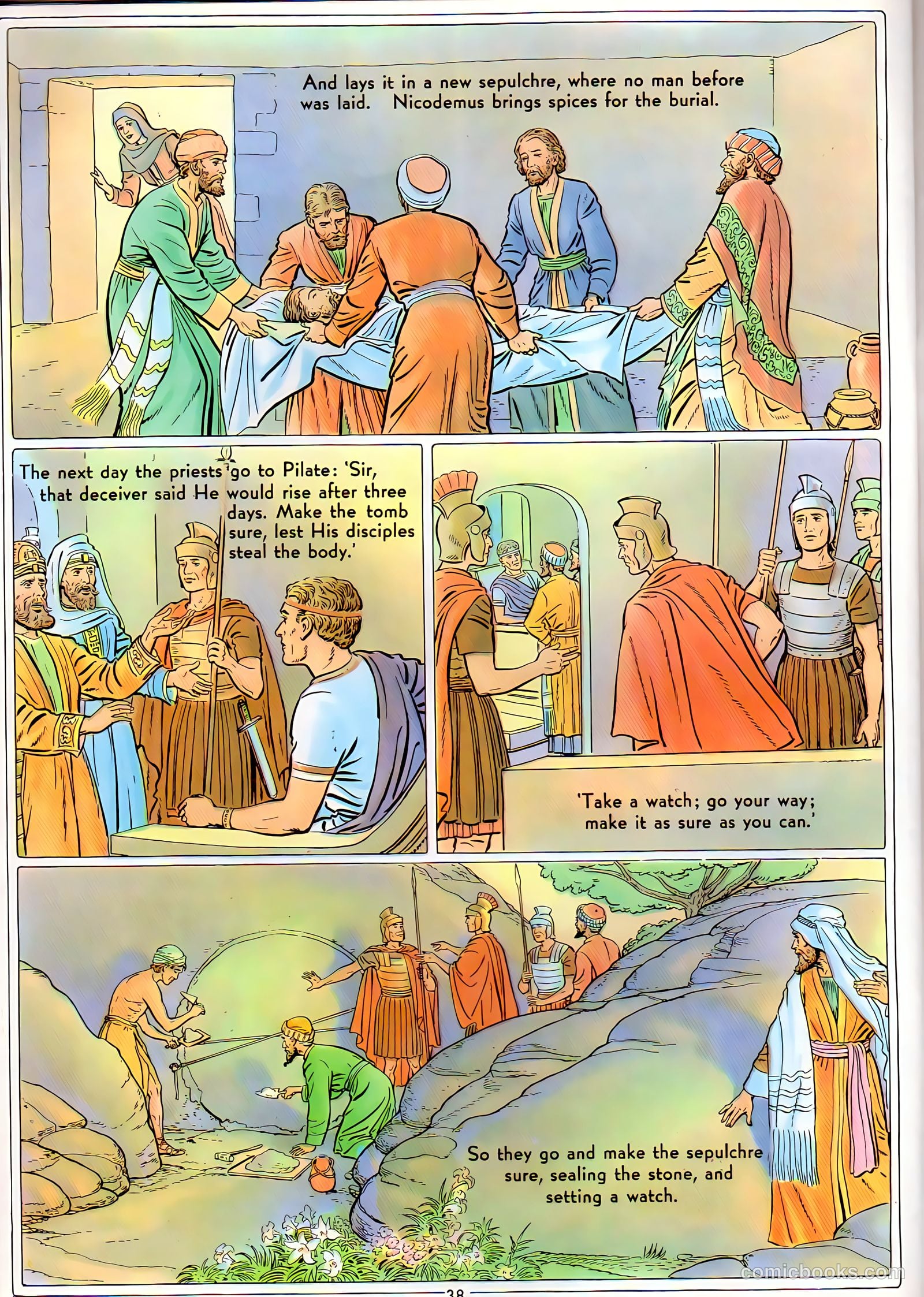 The Life of Christ Visualized #3 (1943) — page 38 of 49