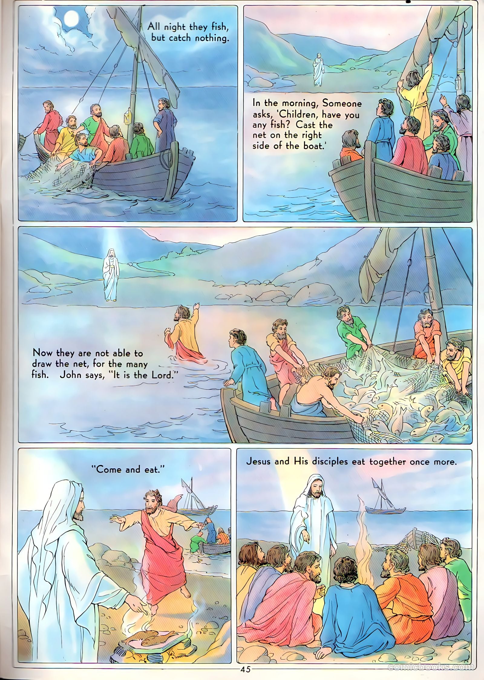 The Life of Christ Visualized #3 (1943) — page 45 of 49