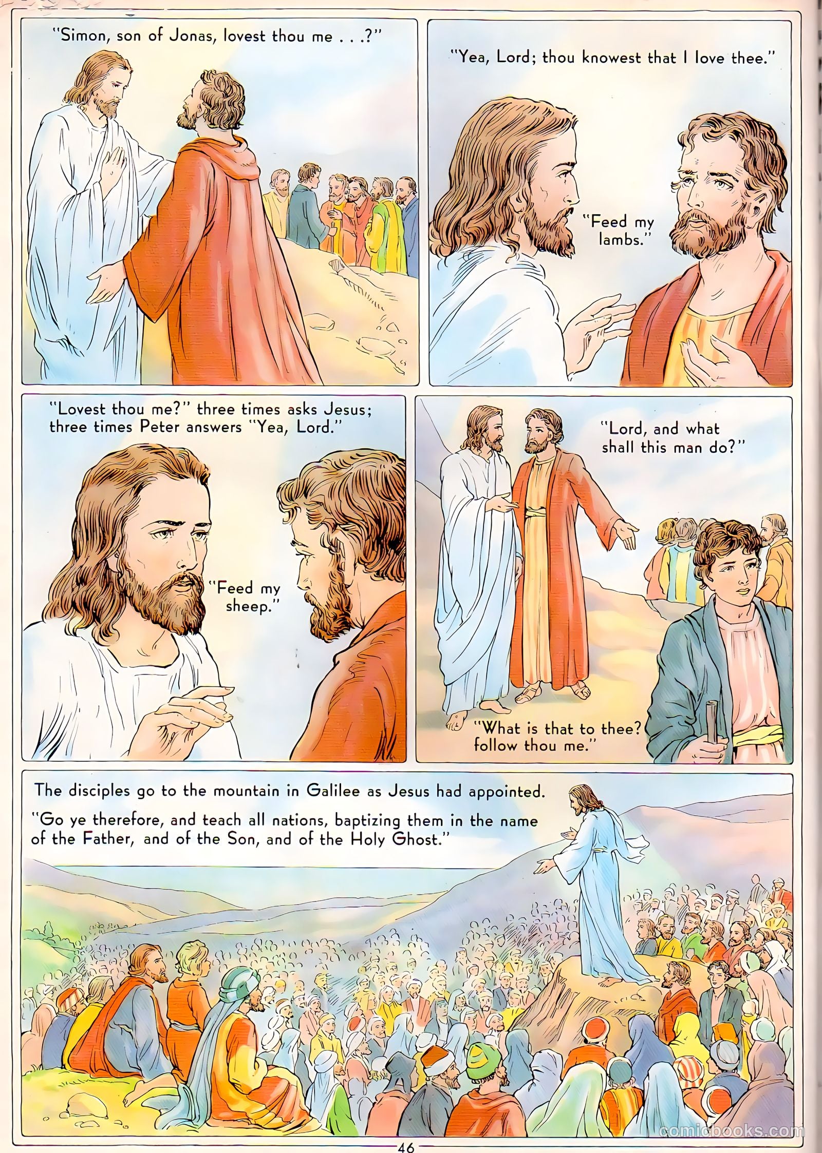 The Life of Christ Visualized #3 (1943) — page 46 of 49