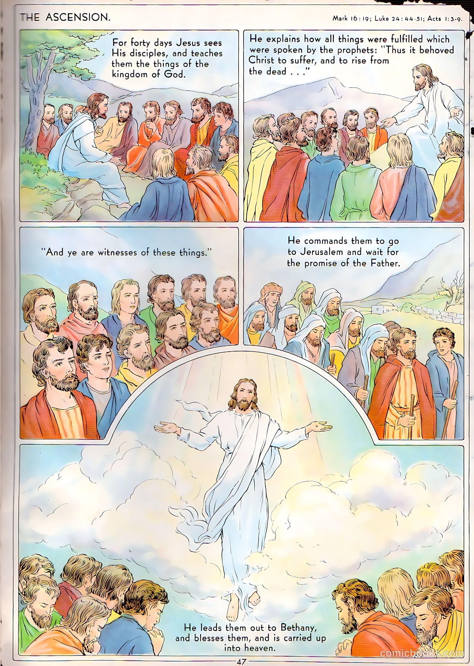The Life of Christ Visualized #3 (1943) — page 47 of 49
