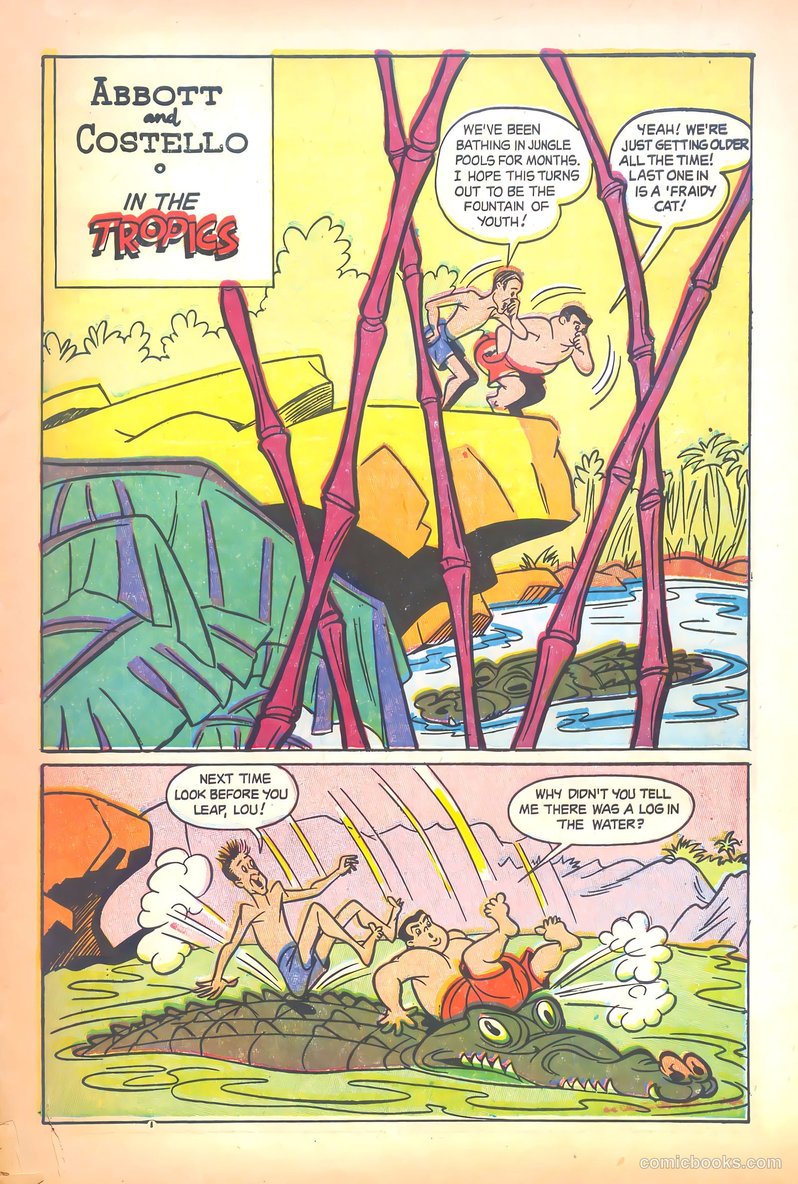 Abbott and Costello Comics #37 (1956) — page 3 of 36