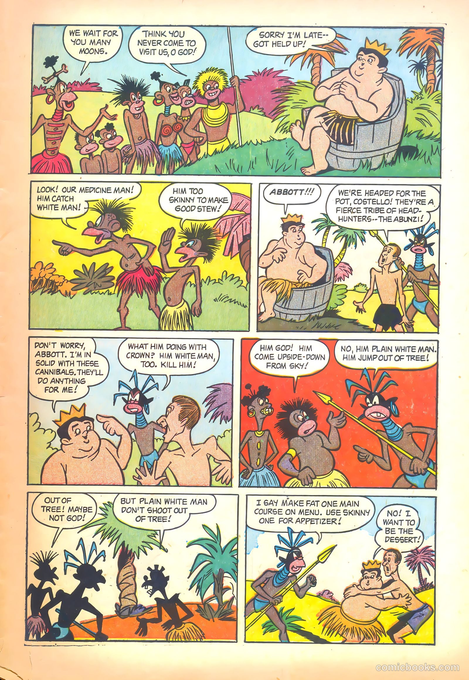 Abbott and Costello Comics #37 (1956) — page 7 of 36