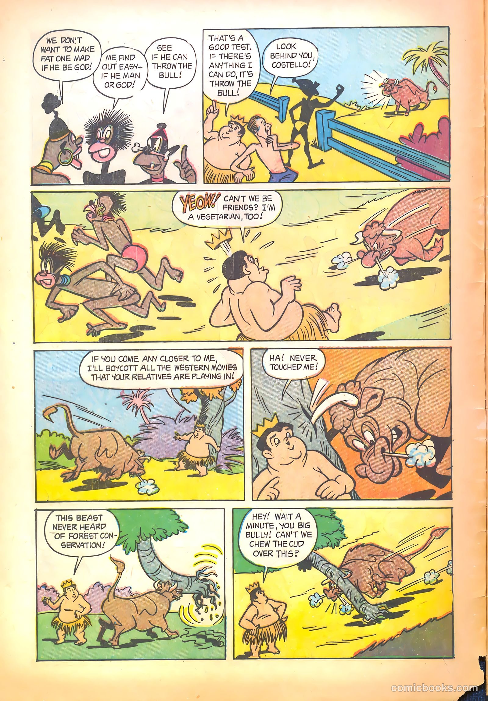 Abbott and Costello Comics #37 (1956) — page 8 of 36