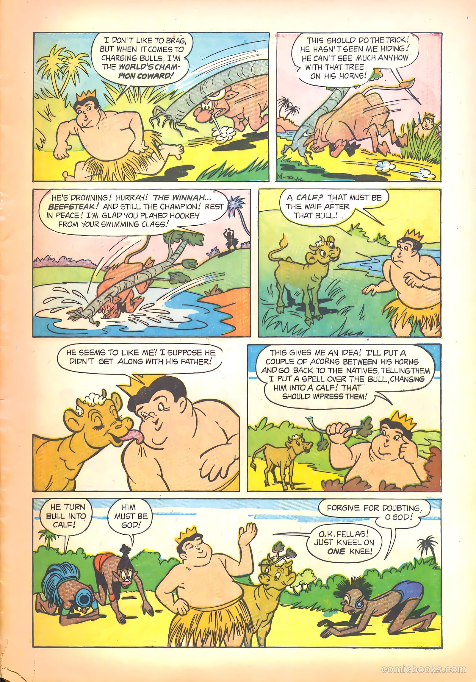 Abbott and Costello Comics #37 (1956) — page 9 of 36