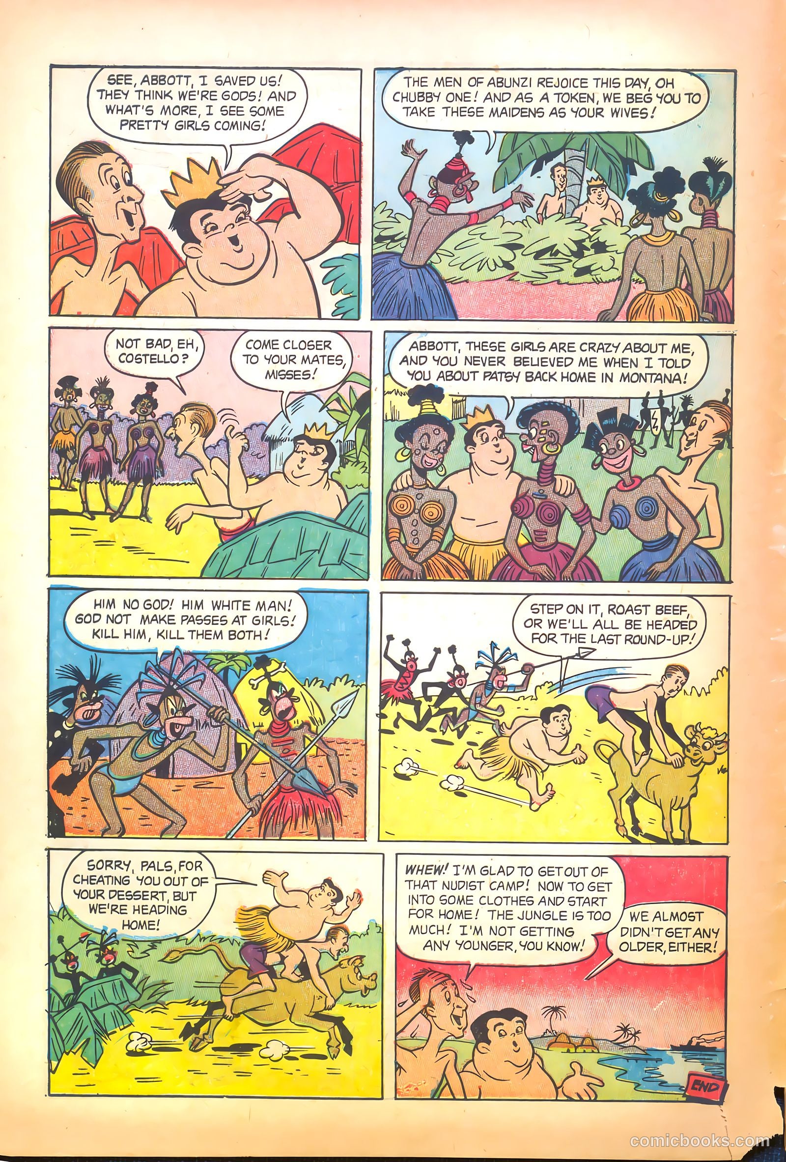 Abbott and Costello Comics #37 (1956) — page 10 of 36