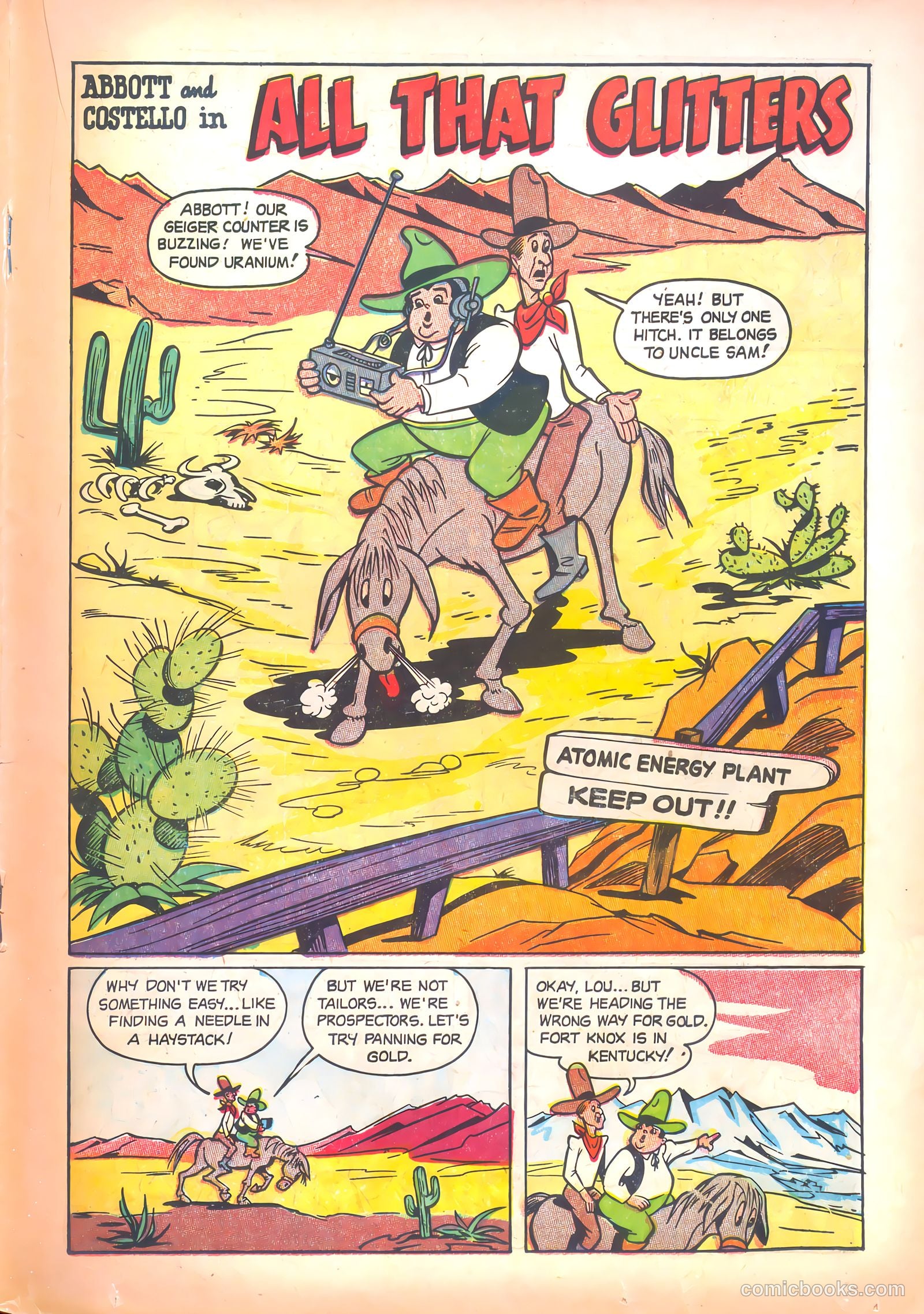 Abbott and Costello Comics #37 (1956) — page 19 of 36