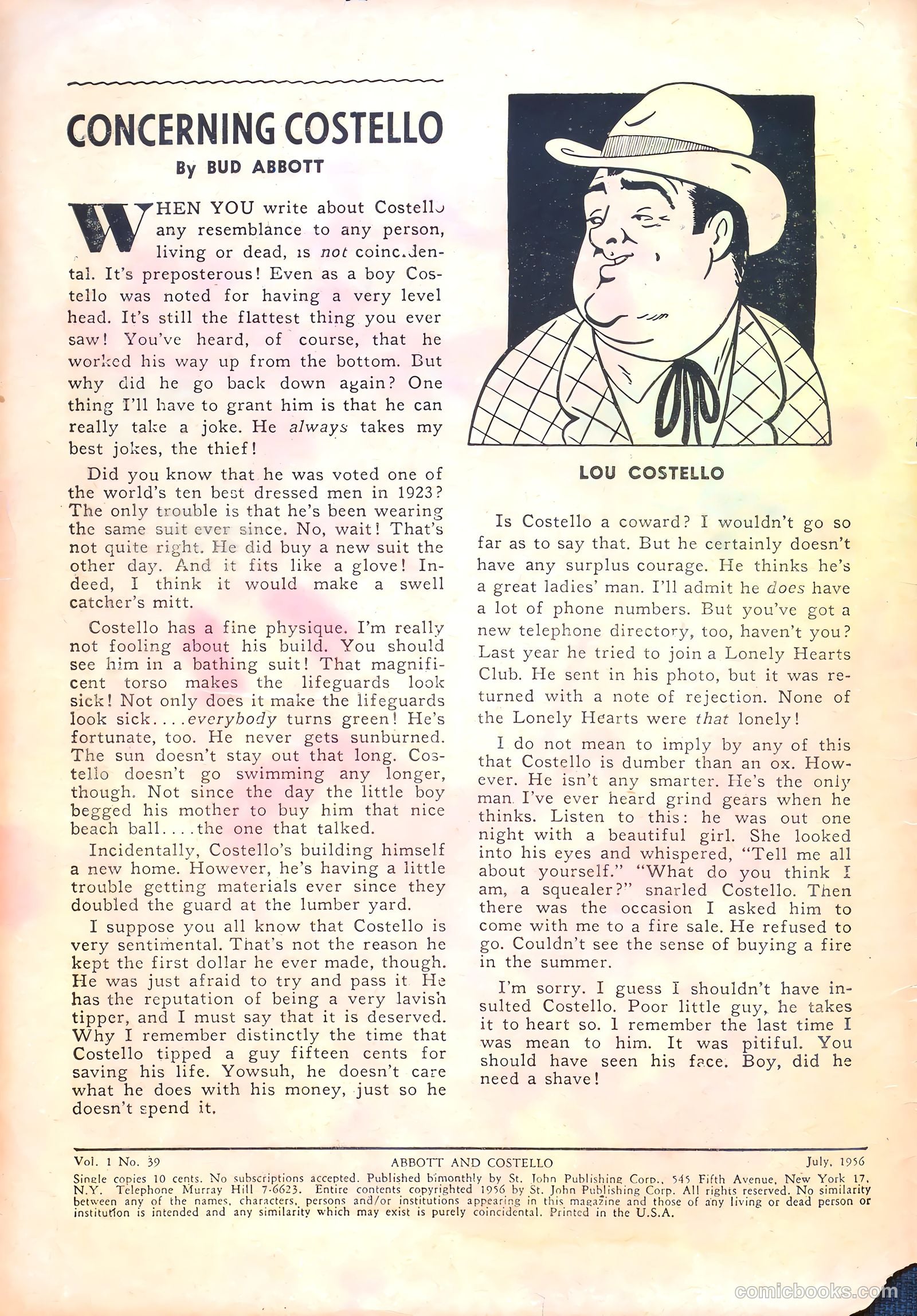 Abbott and Costello Comics #39 (1956) — page 2 of 36