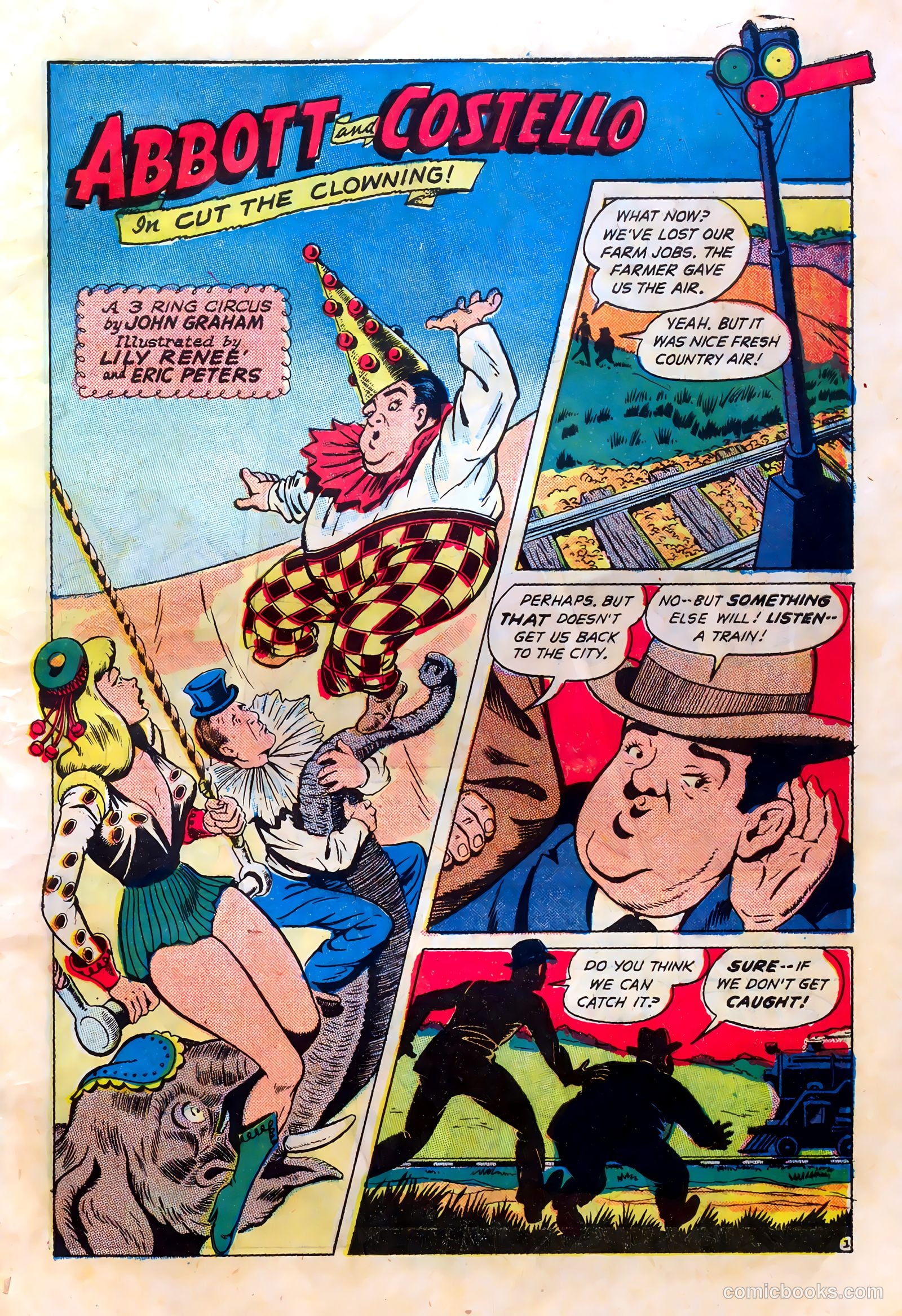 Abbott and Costello Comics #4 (1948) — page 3 of 36