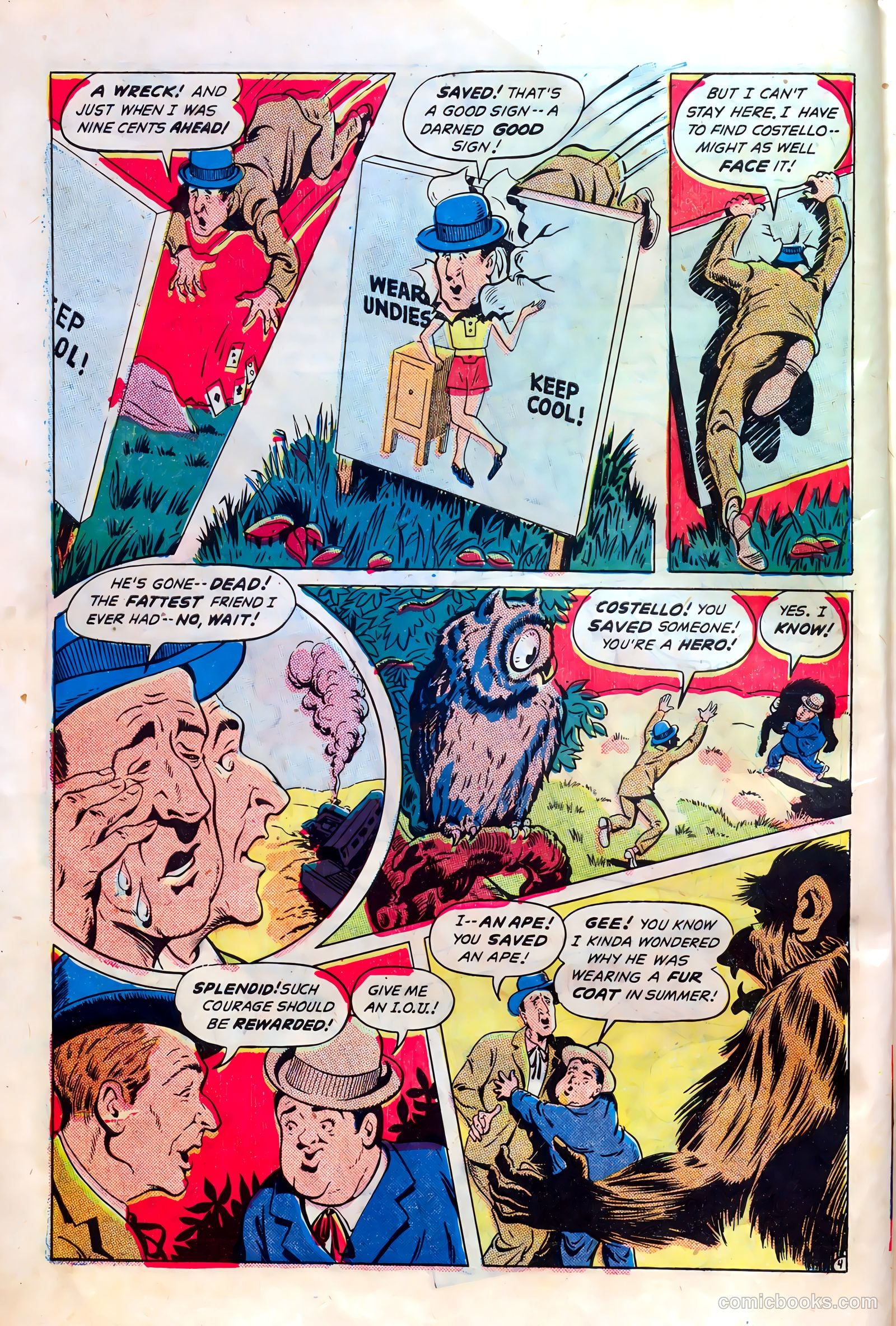 Abbott and Costello Comics #4 (1948) — page 6 of 36