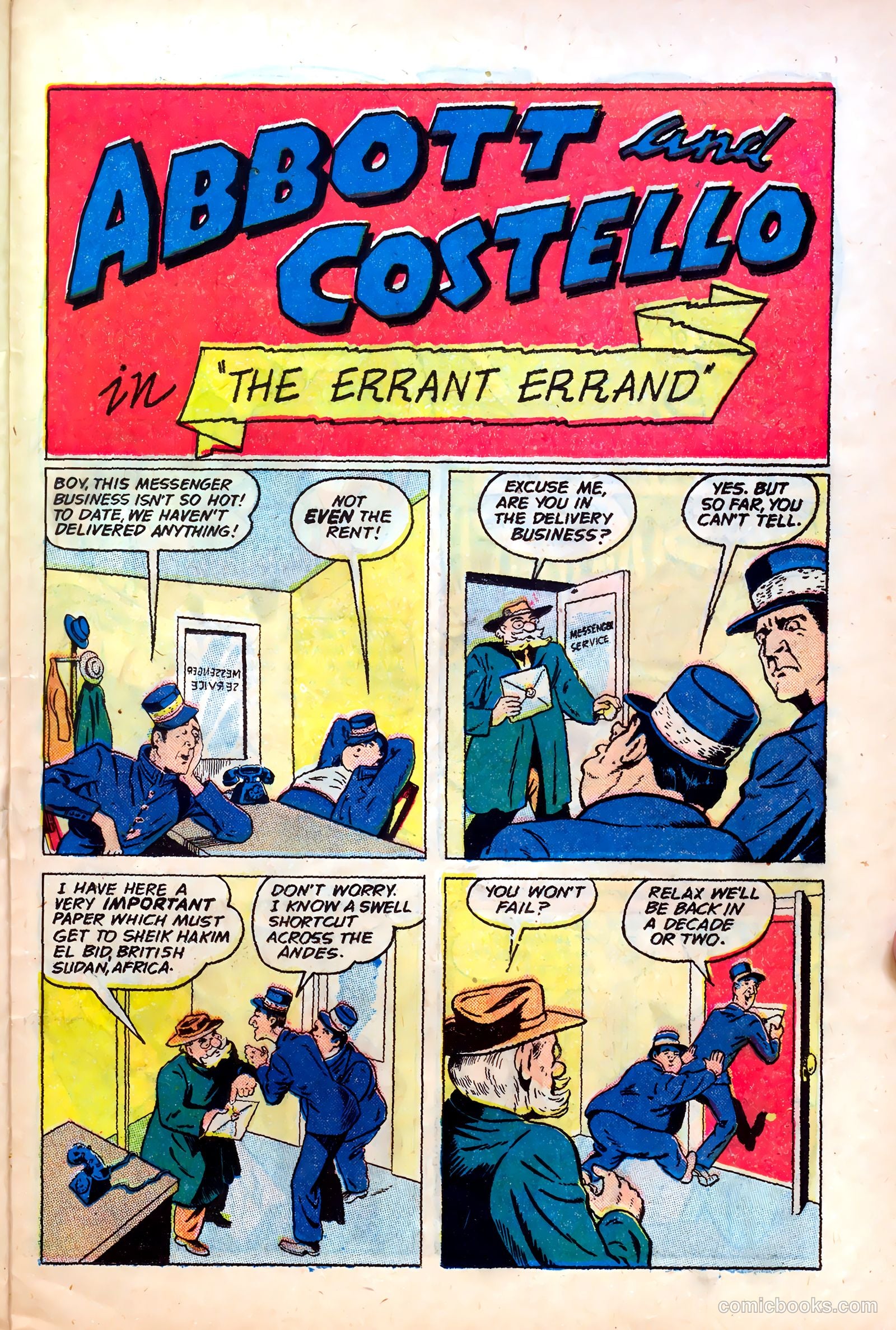 Abbott and Costello Comics #5 (1948) — page 25 of 36