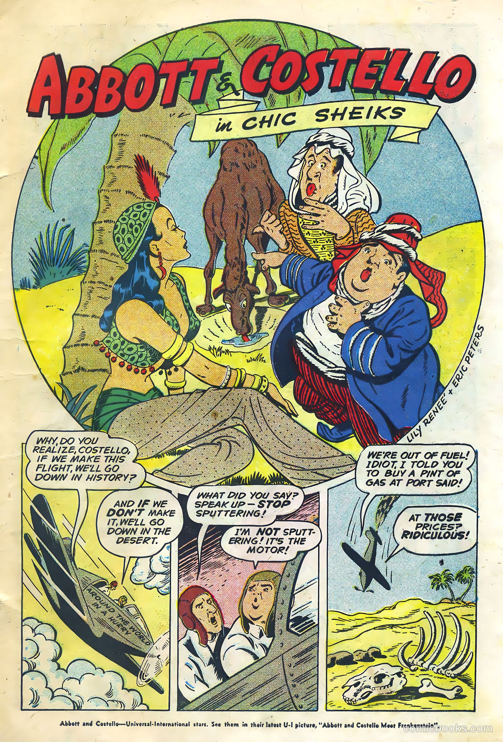 Abbott and Costello Comics #6 (1949) — page 3 of 36