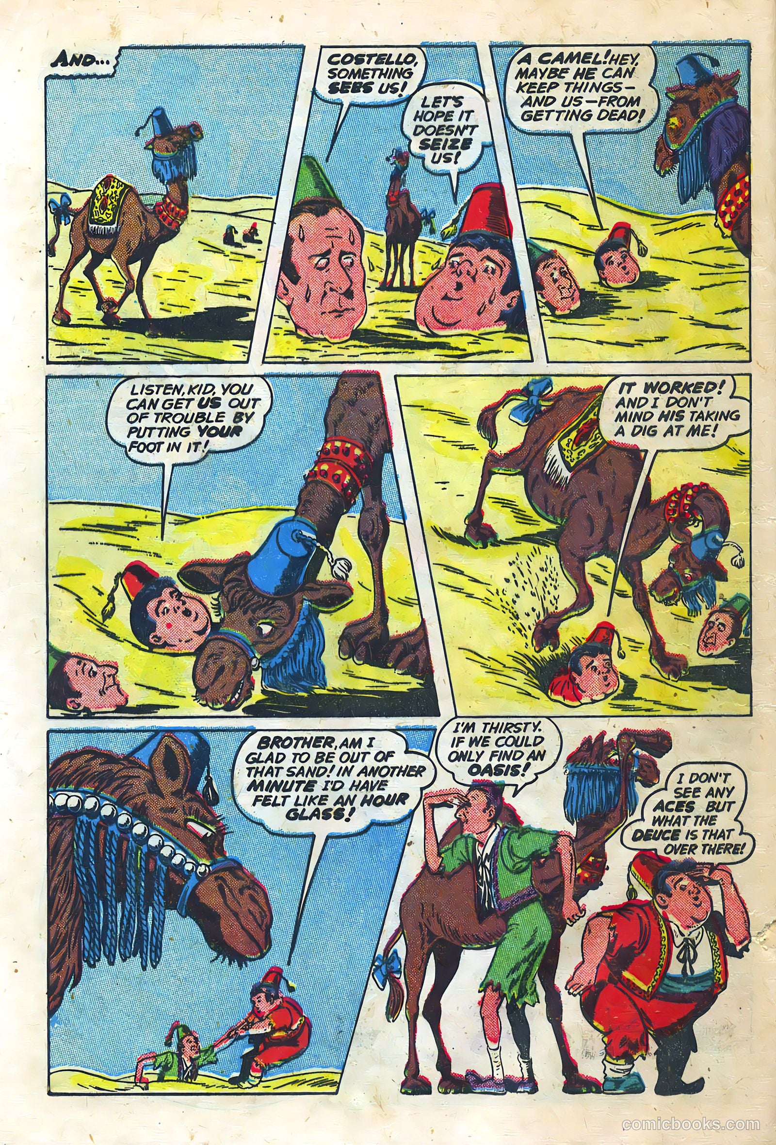 Abbott and Costello Comics #6 (1949) — page 8 of 36