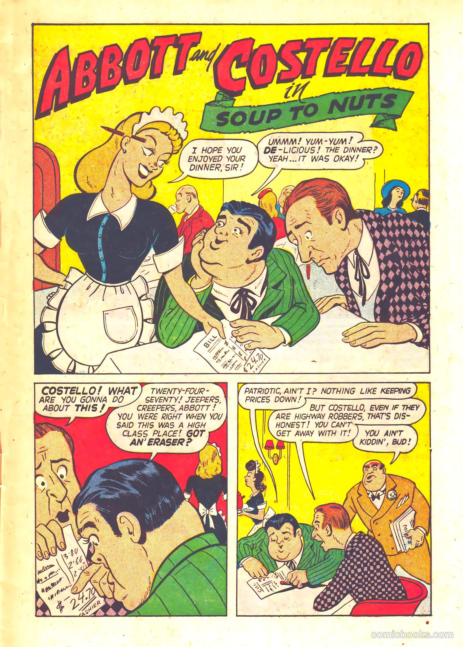Abbott and Costello Comics #7 (1949) — page 11 of 36