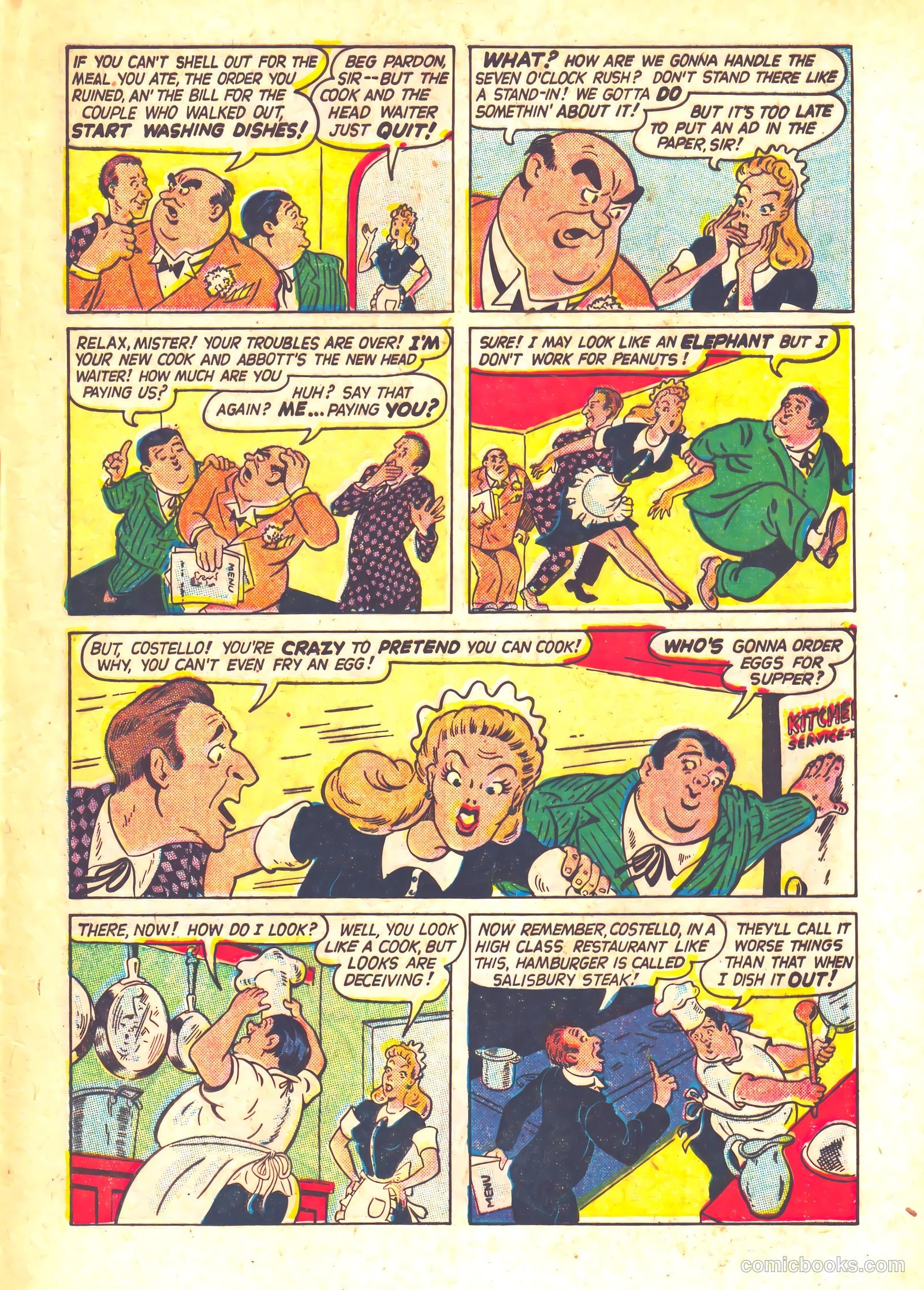 Abbott and Costello Comics #7 (1949) — page 13 of 36