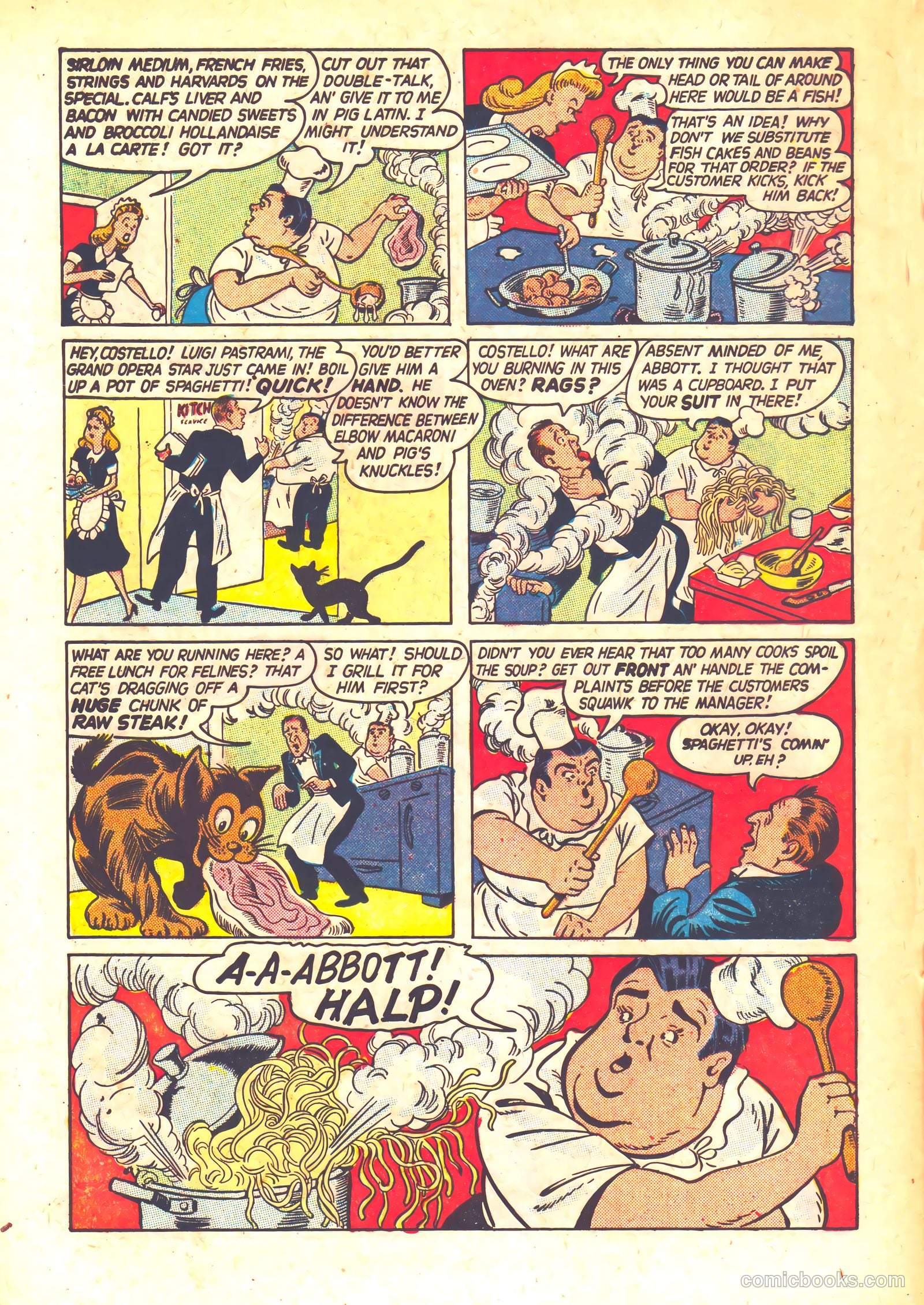 Abbott and Costello Comics #7 (1949) — page 14 of 36