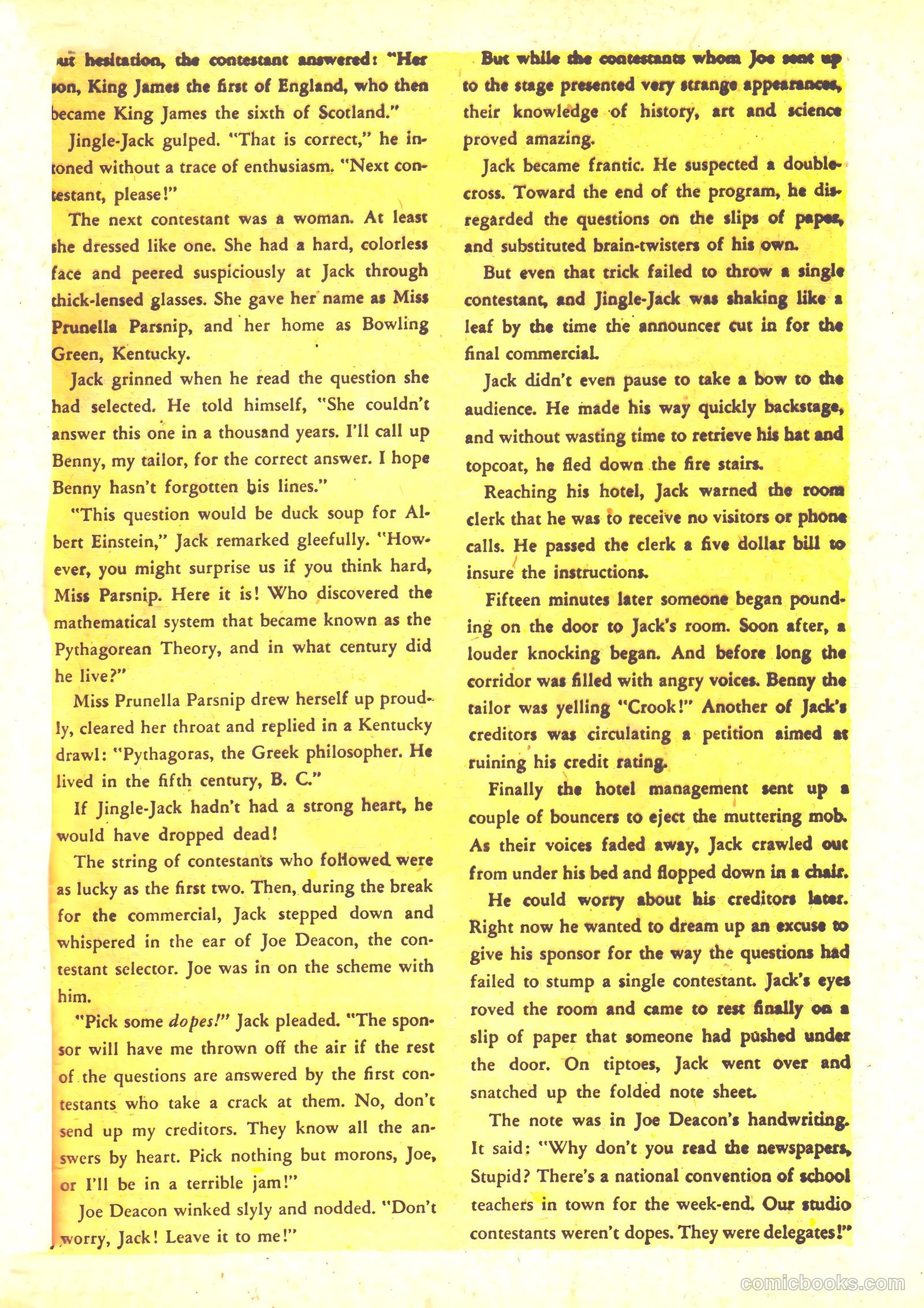 Abbott and Costello Comics #7 (1949) — page 33 of 36