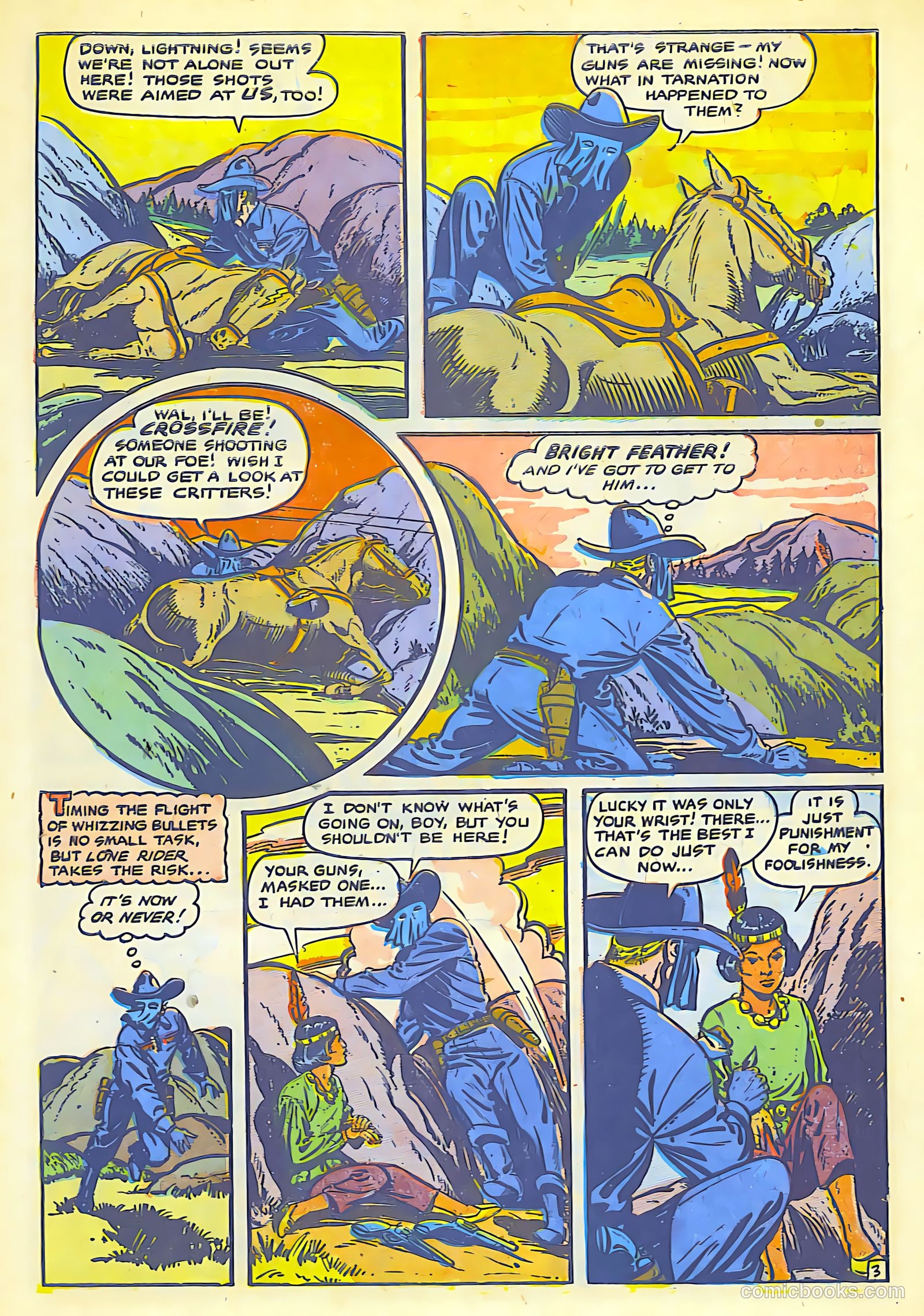 The Lone Rider #1 (1951) — page 5 of 52