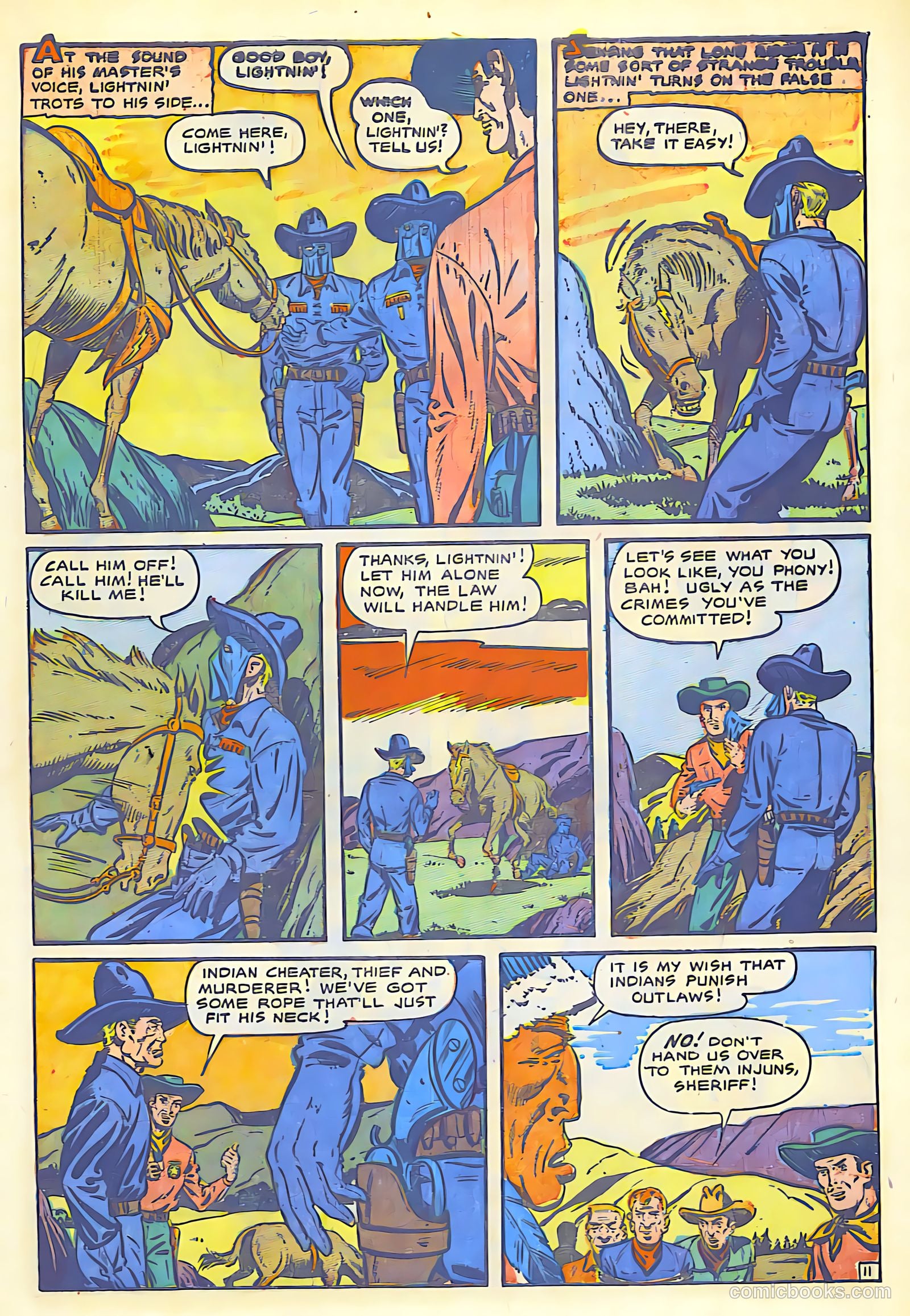 The Lone Rider #1 (1951) — page 13 of 52