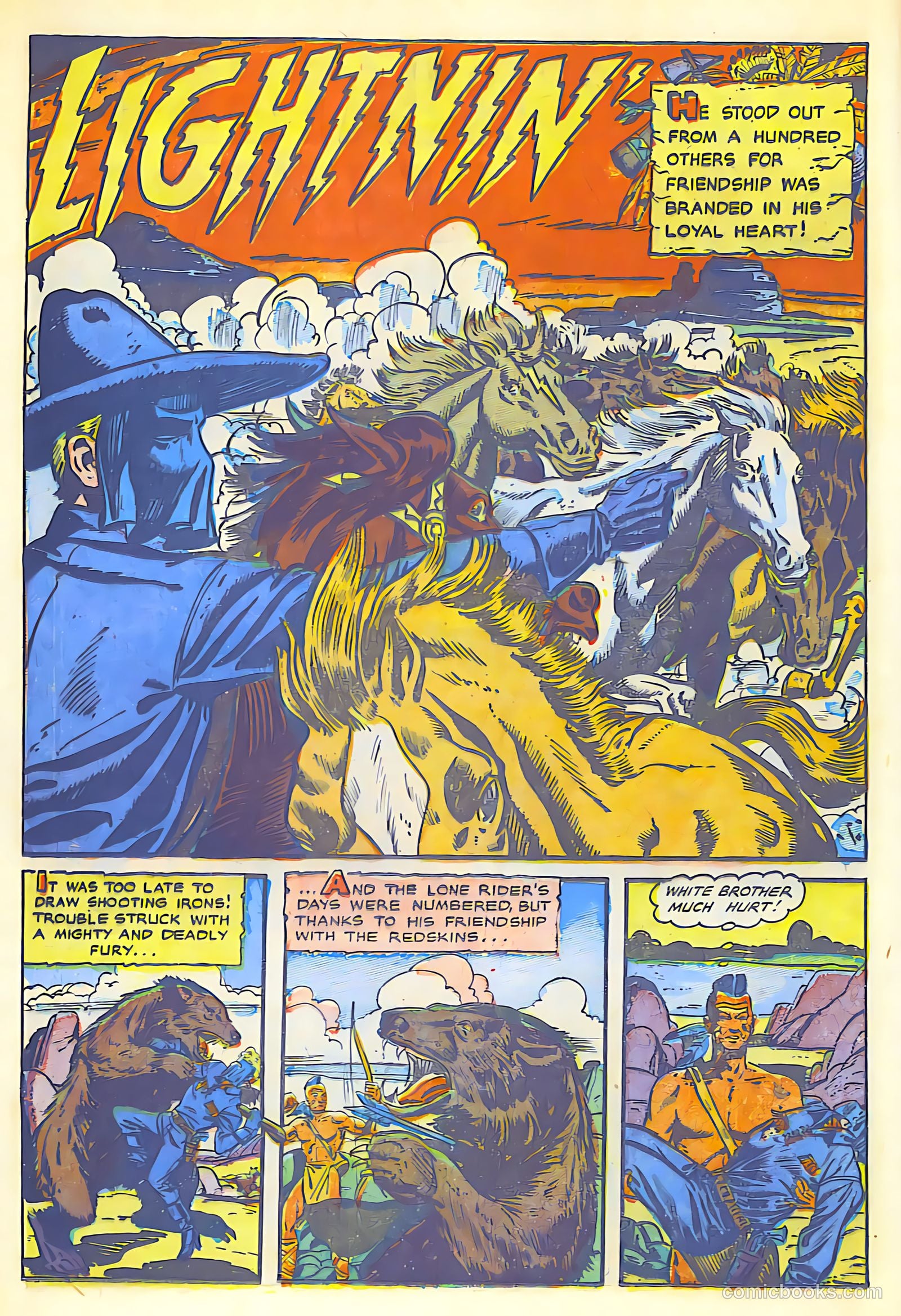 The Lone Rider #1 (1951) — page 16 of 52