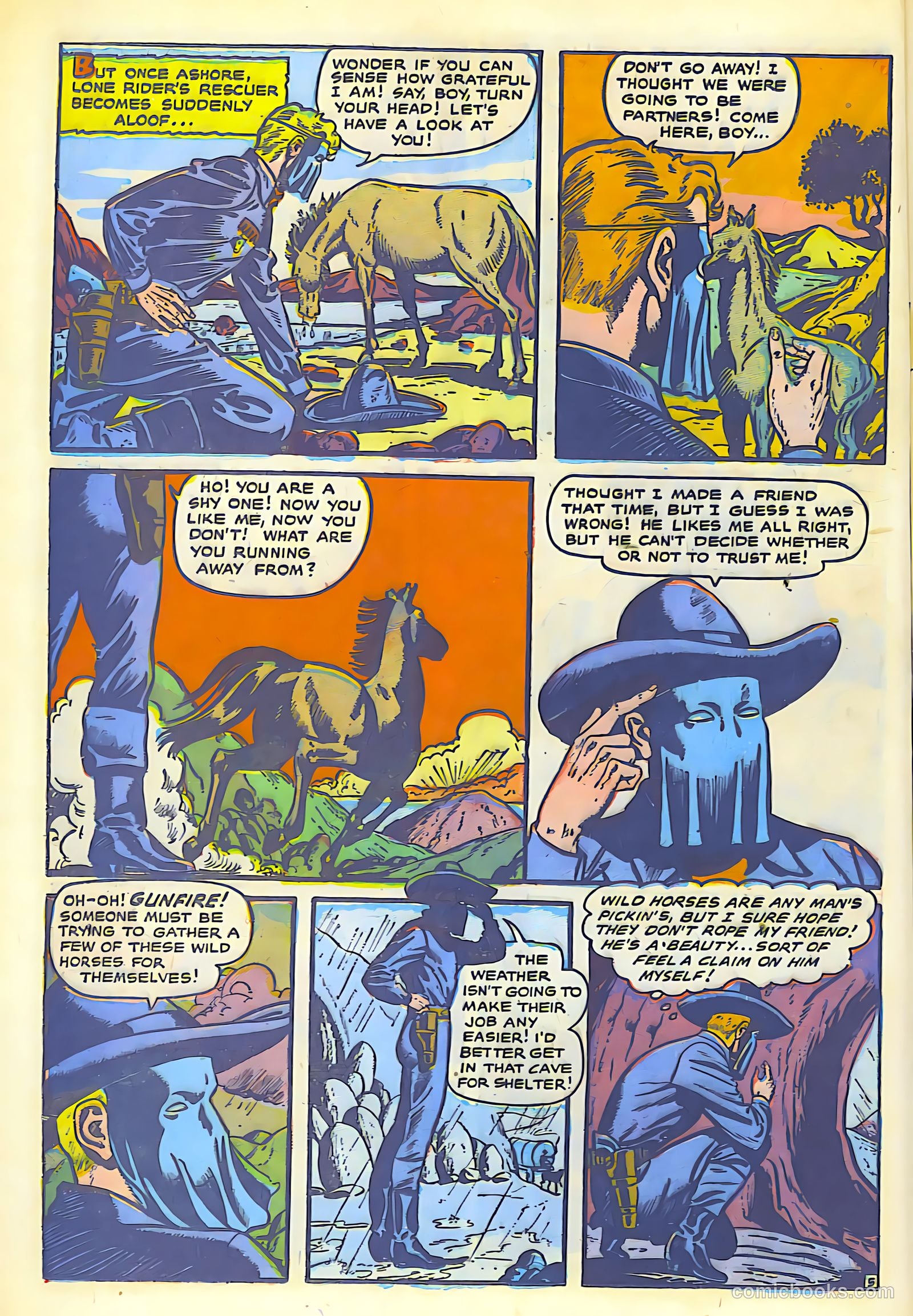 The Lone Rider #1 (1951) — page 20 of 52