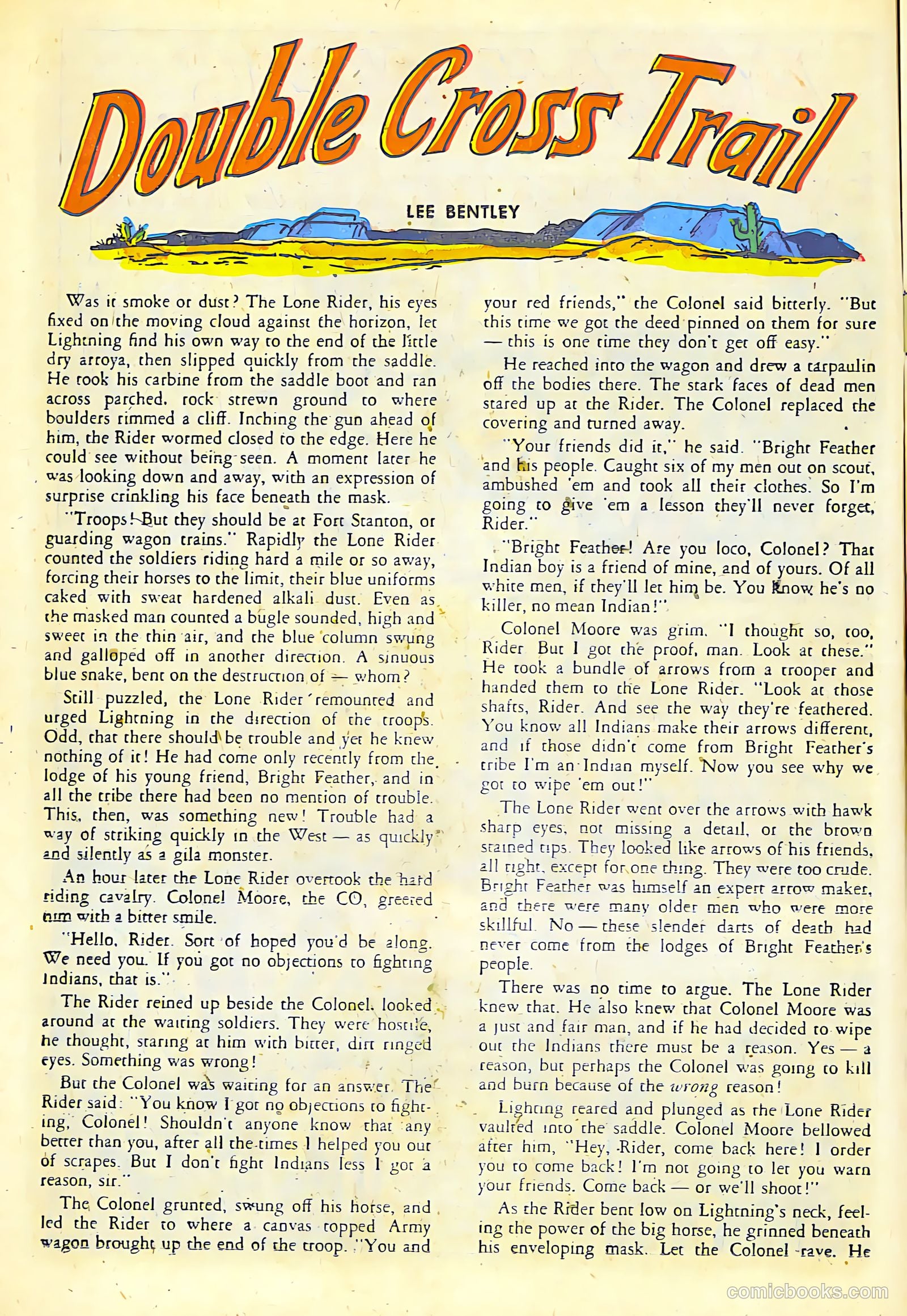 The Lone Rider #1 (1951) — page 24 of 52