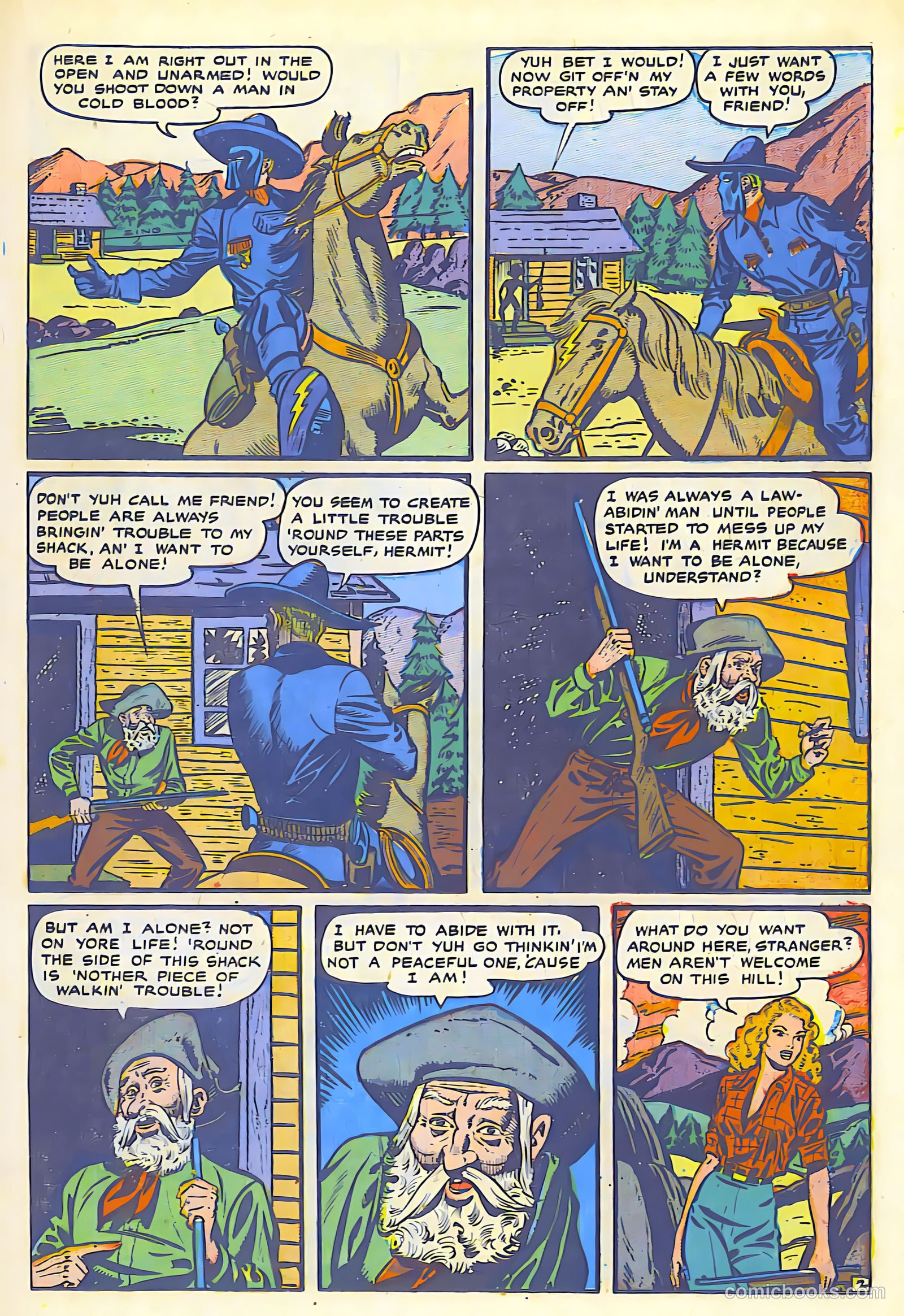 The Lone Rider #1 (1951) — page 27 of 52