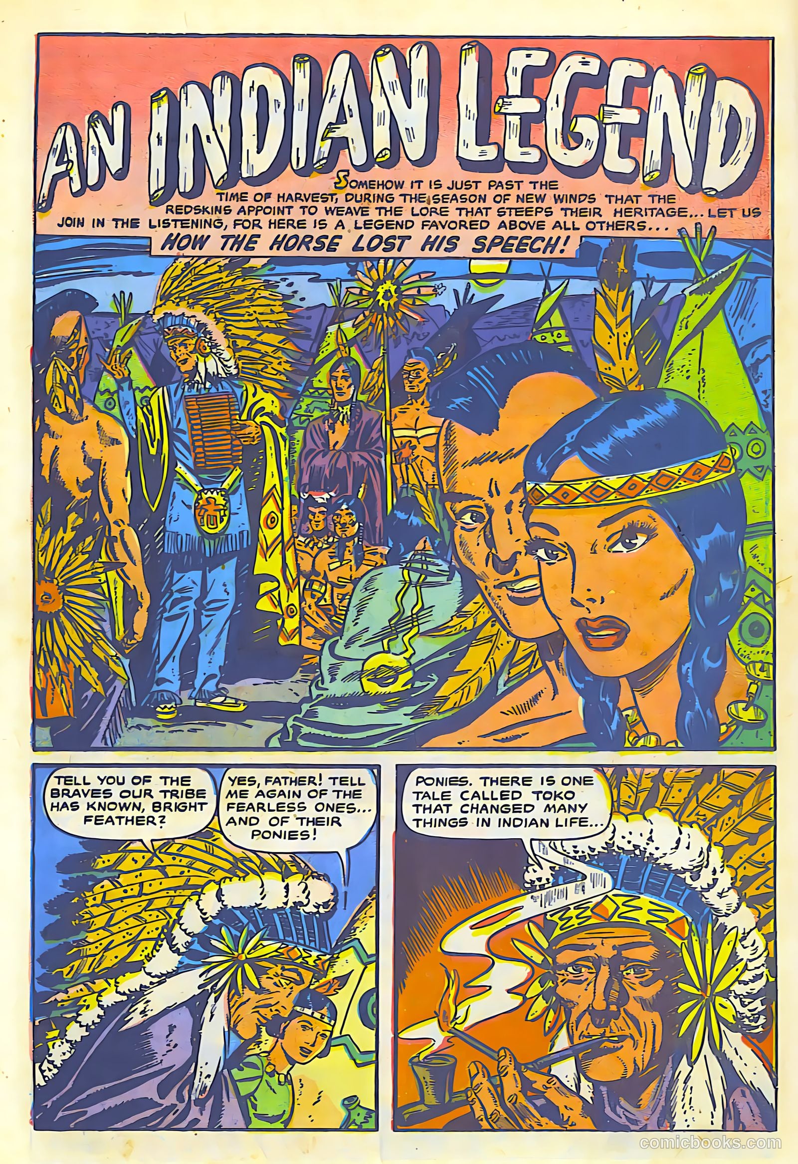 The Lone Rider #1 (1951) — page 34 of 52